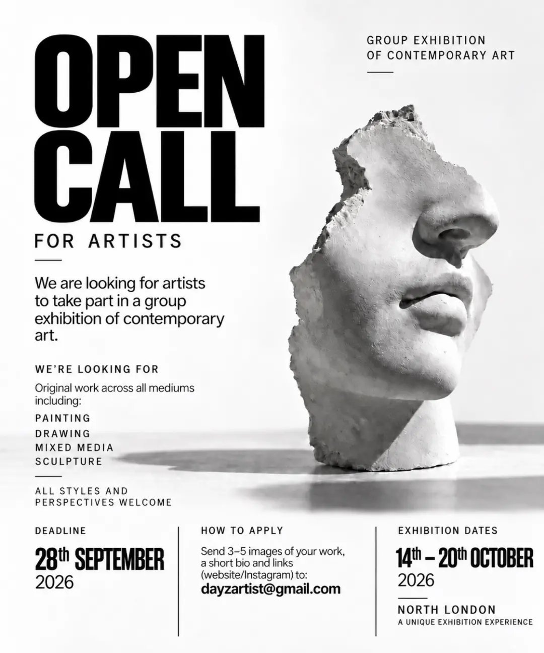 Group Exhibition of Contemporary Art - Open Call for Artists