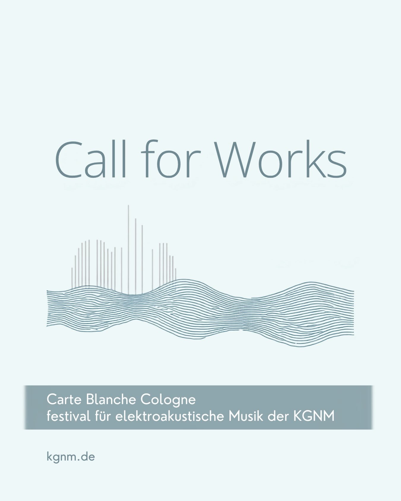 Carte Blanche Cologne 2026 - Open Call for Electroacoustic Music