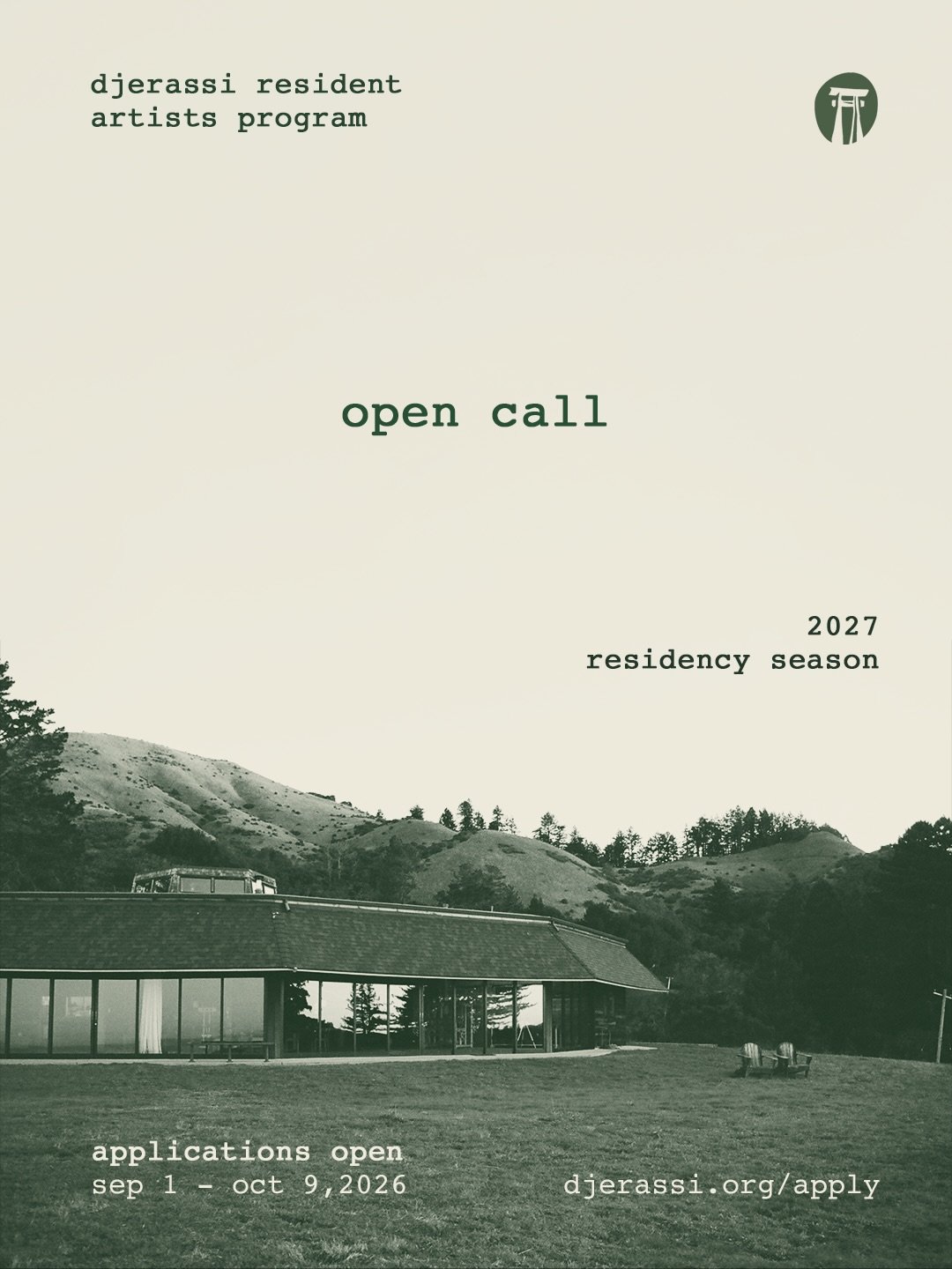 Djerassi Resident Artists Program 2027 Open Call