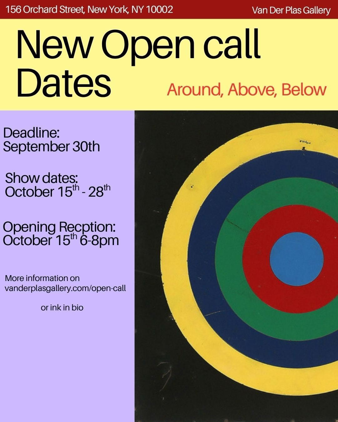 Around, Above, Below - Open Call