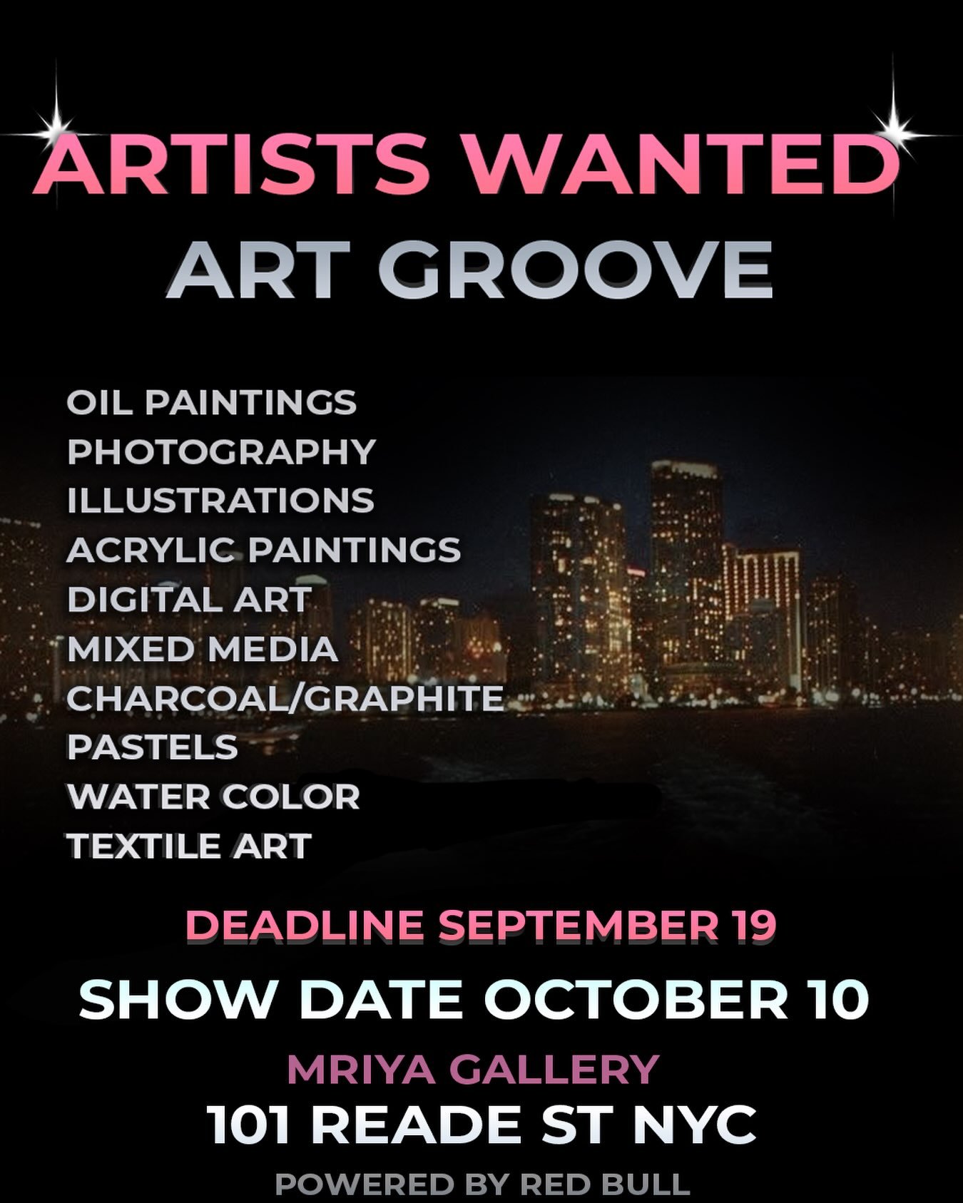 Artists Wanted - Art Groove Open Call