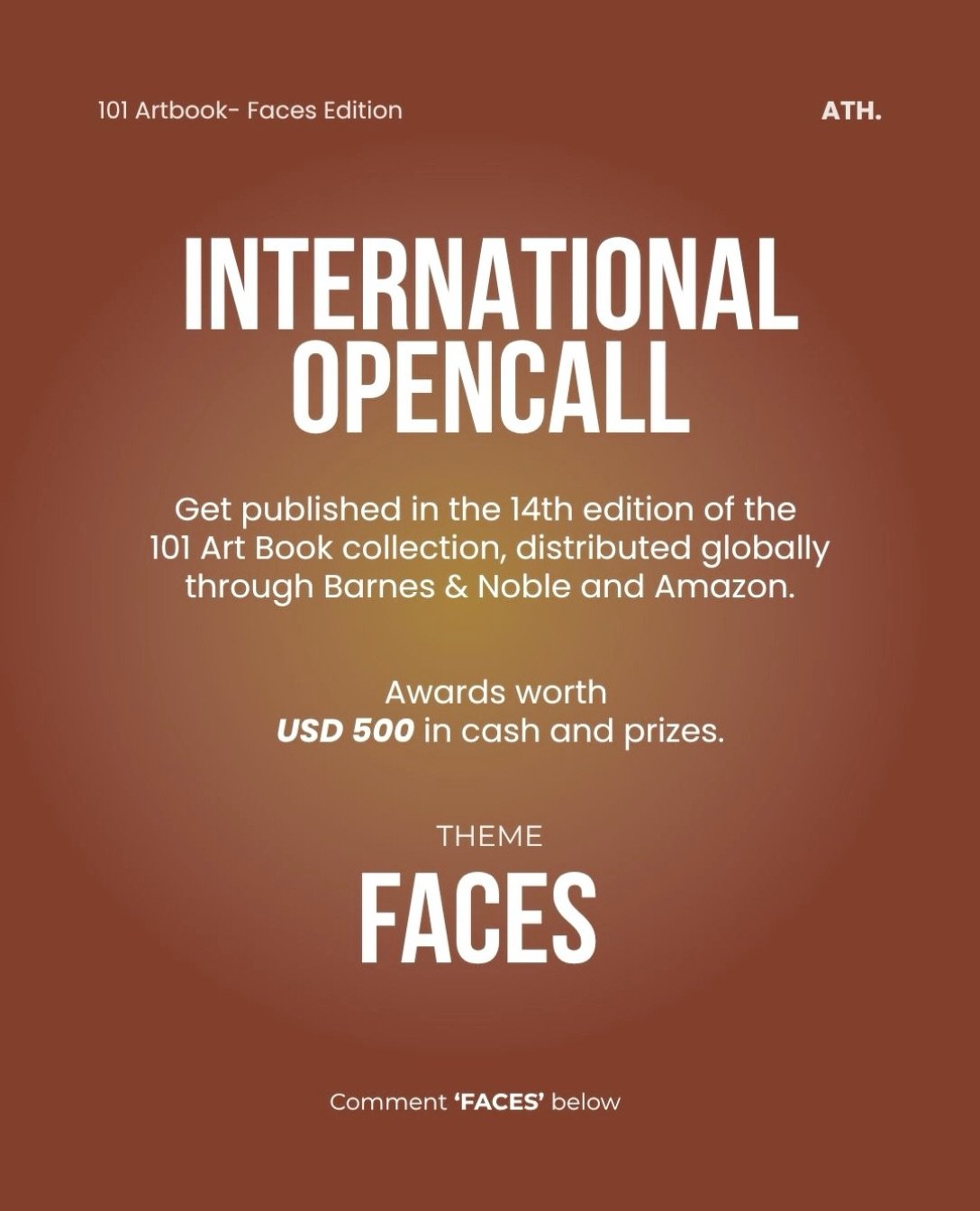101 Art Book - Faces Edition Open Call