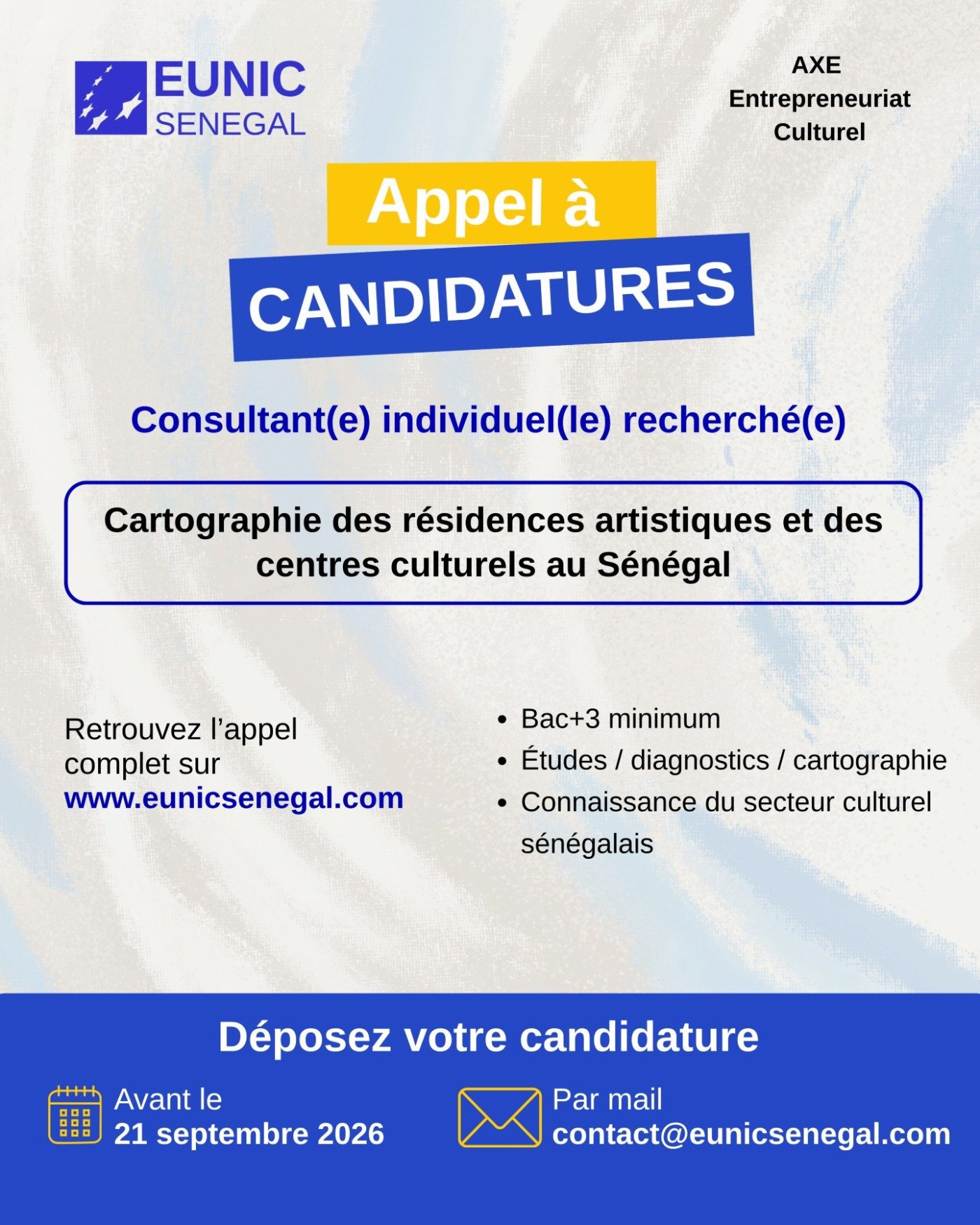 Cartographie des résidences artistiques et des centres culturels au Sénégal