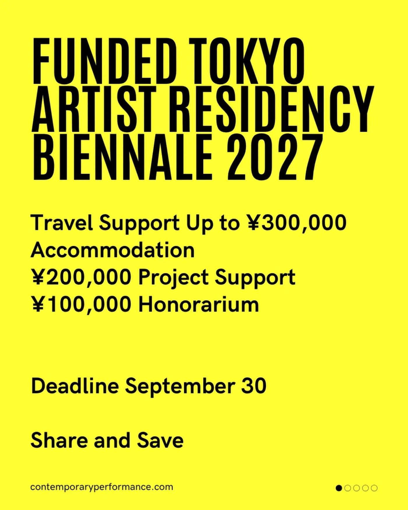 Tokyo Biennale 2027 Social Dive - Artist Residency