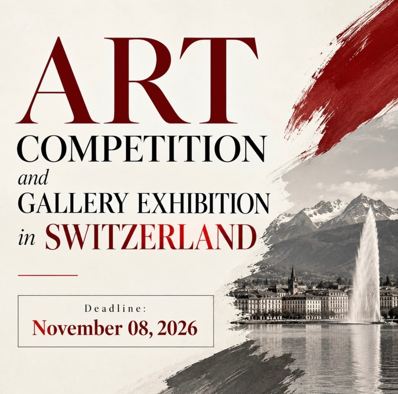 ART Competition and Gallery Exhibition in Switzerland