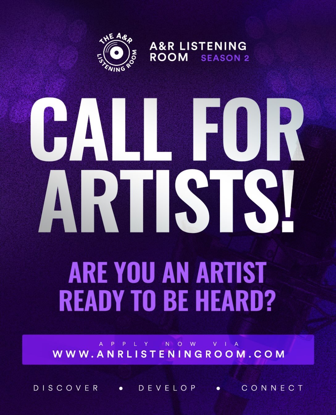 A&R Listening Room Season 2 - Call for Artists