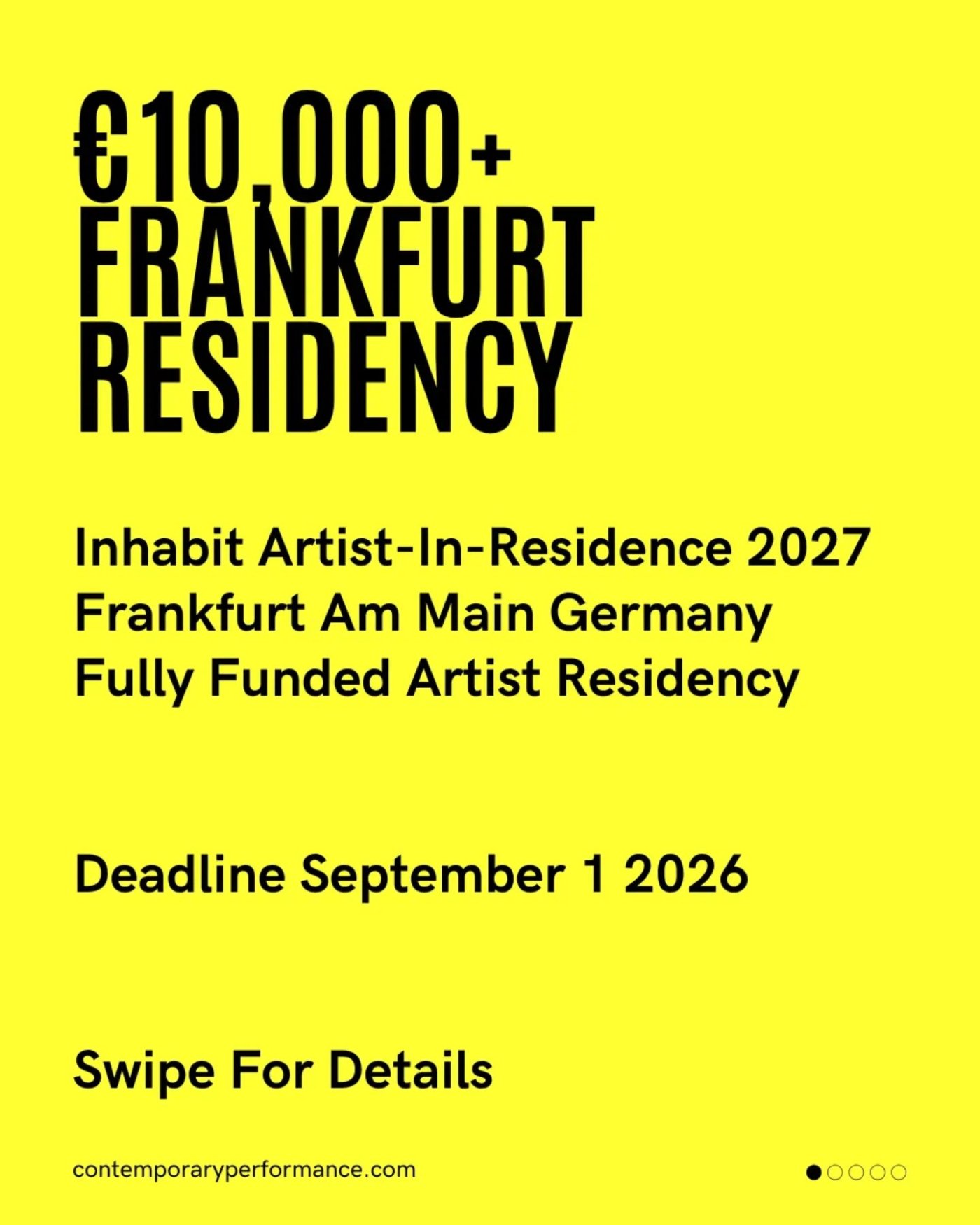 INHABIT Artist-In-Residence 2027 at Max Planck Institute for Empirical Aesthetics