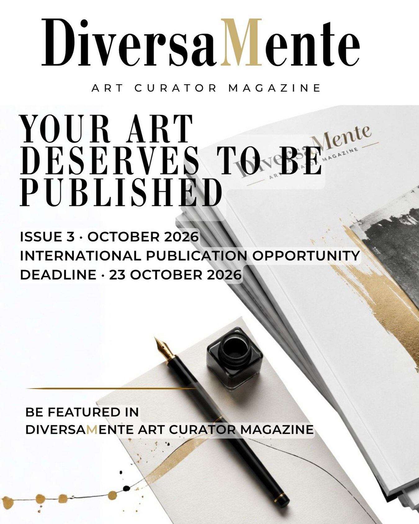 DiversaMente Art Curator Magazine - Issue 3 Publication Opportunity