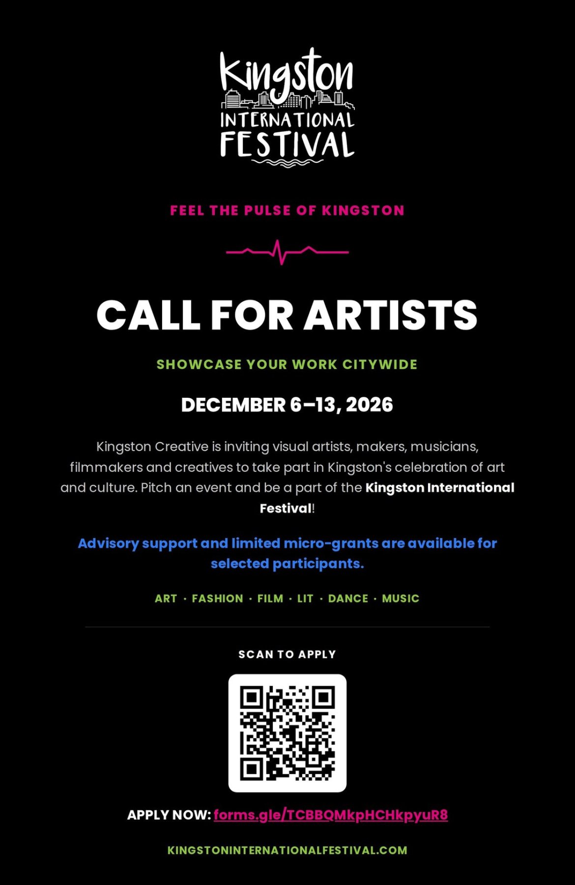 Kingston International Festival - Call for Artists