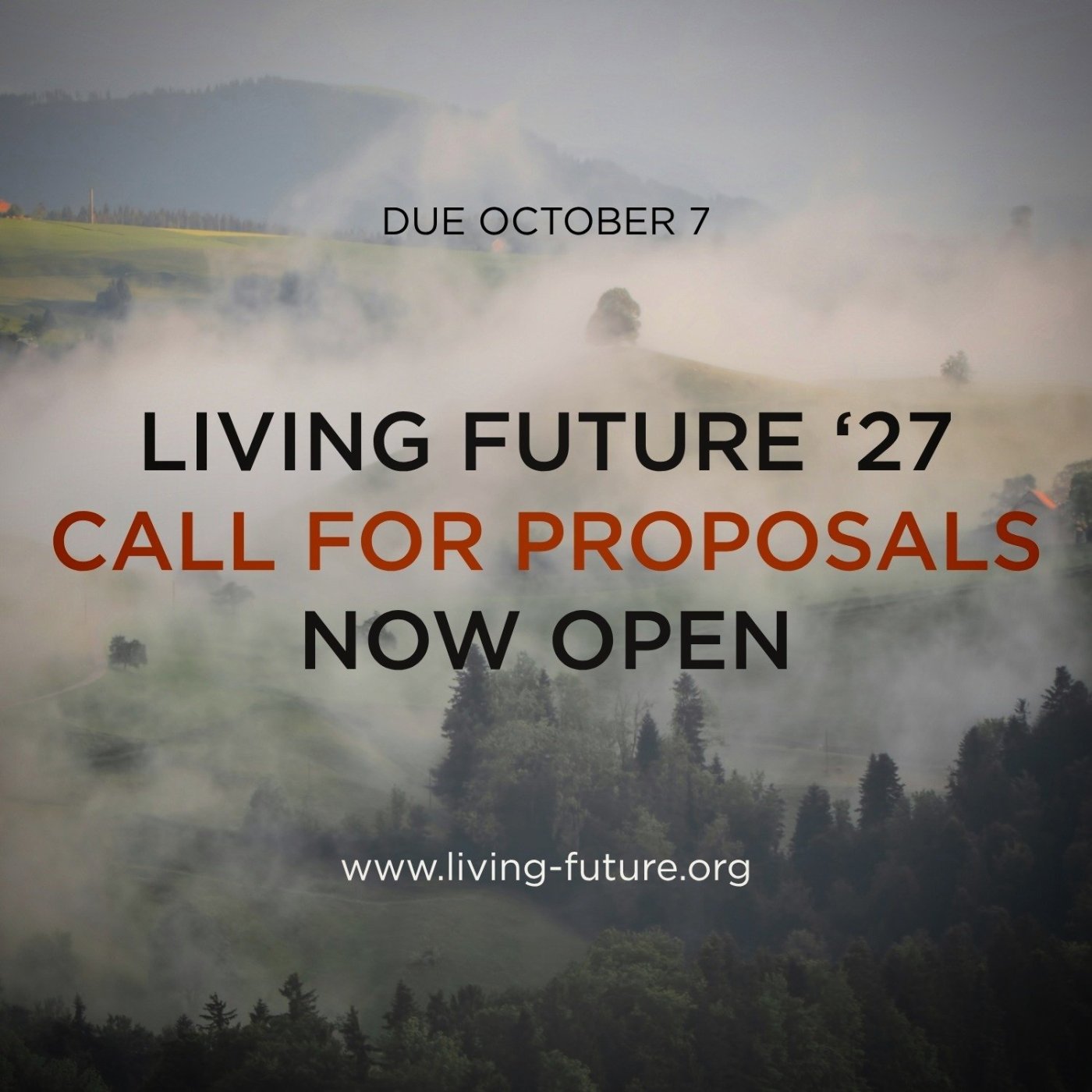 Living Future '27 Call for Proposals