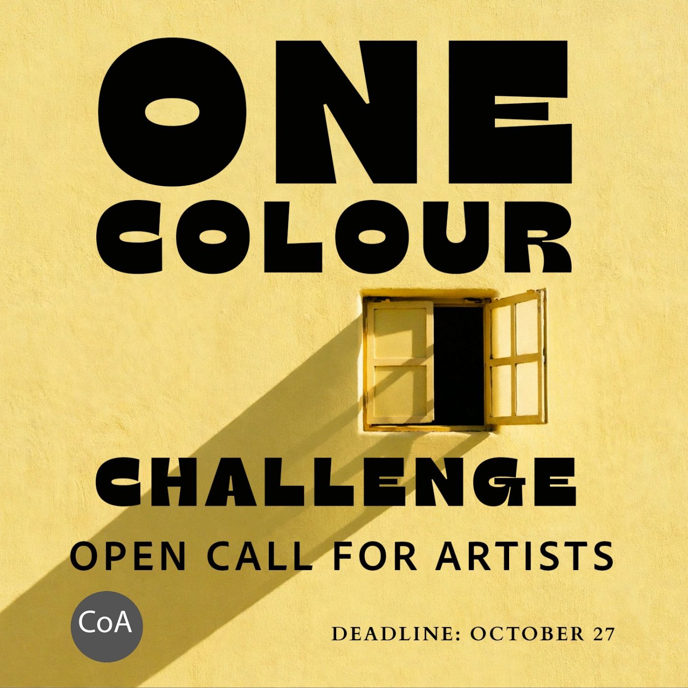 ONE COLOUR CHALLENGE - Open Call for Artists