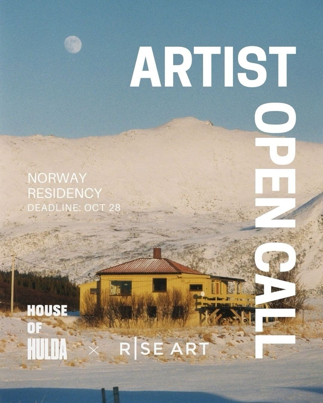 Artist Open Call: Norway Residency with House of Hulda & Rise Art