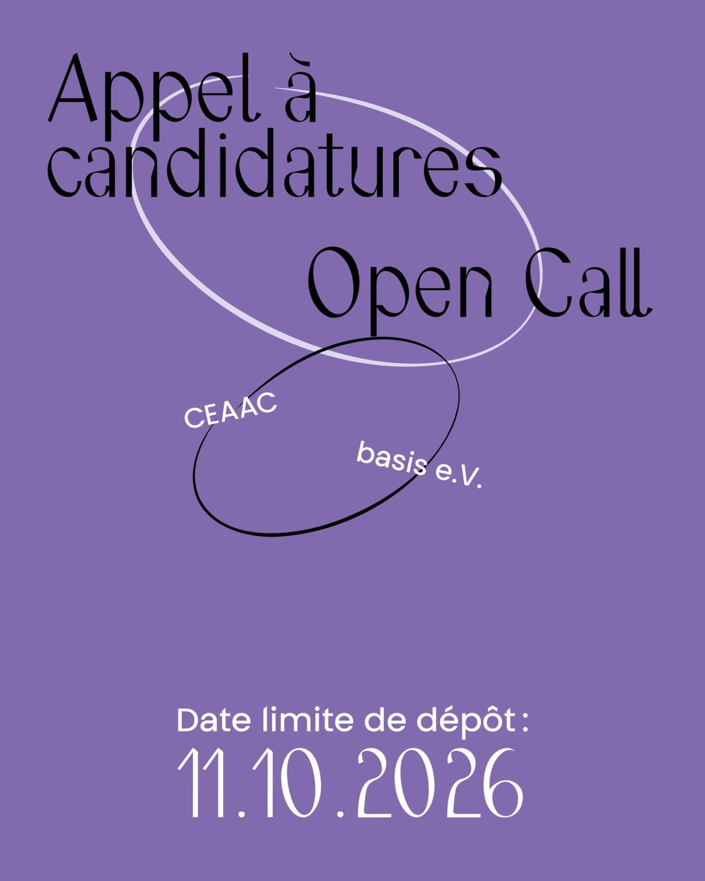 Résidence de recherche et création CEAAC <> basis e.V.