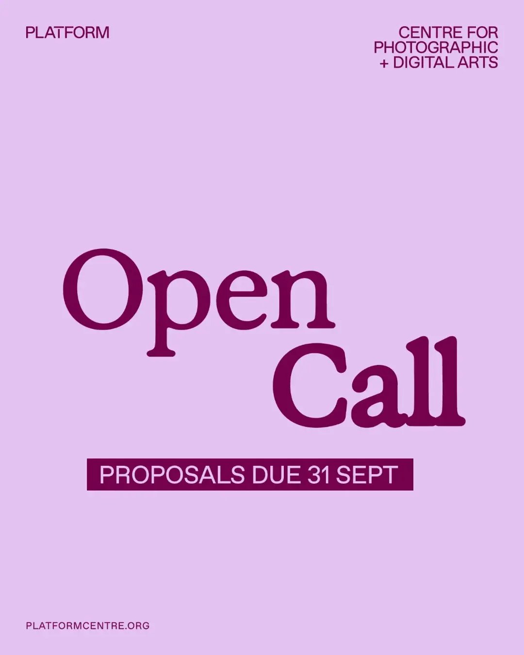 Open Call: Exhibition and Programming Proposals