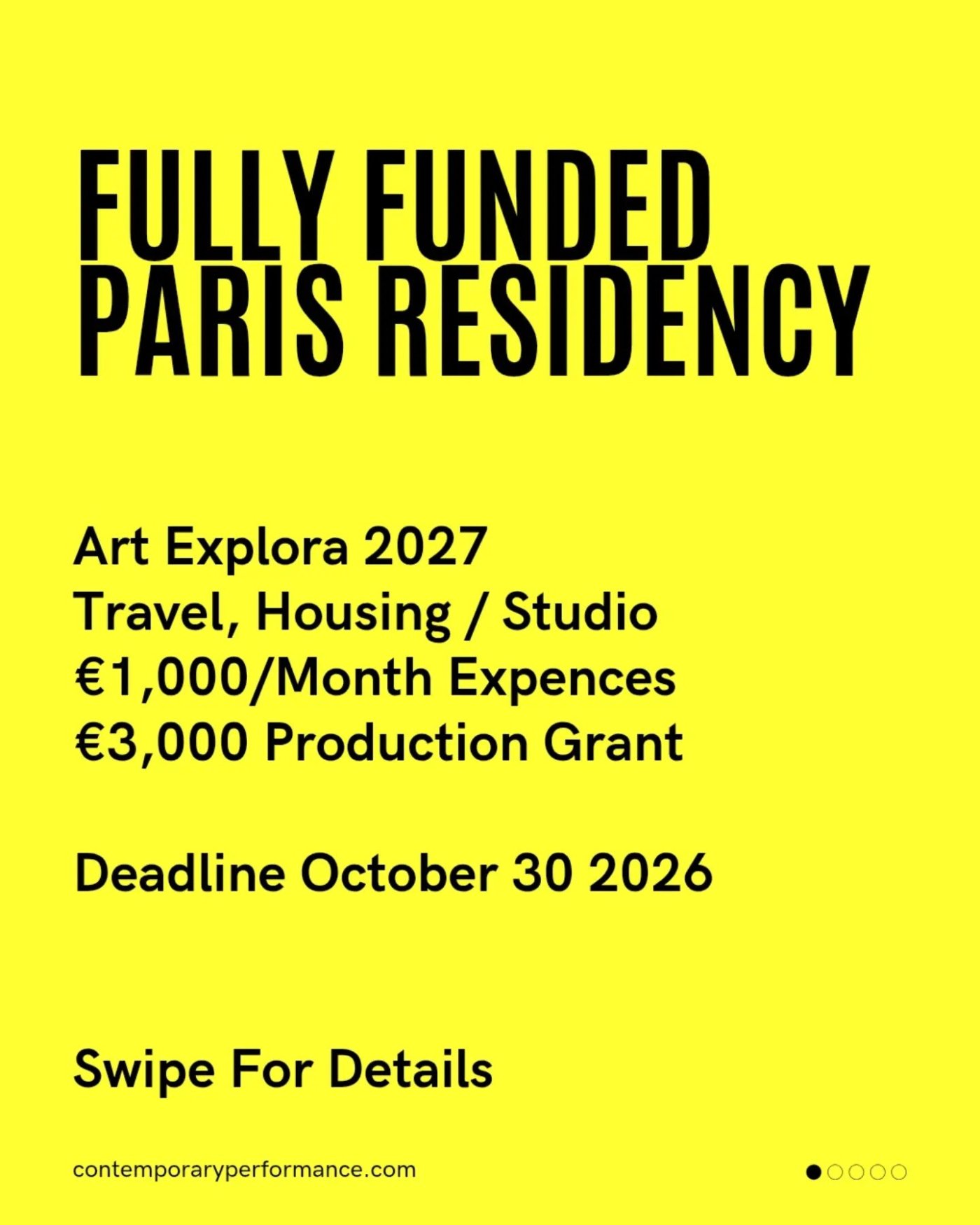 Art Explora 2027 Artist’s Residency Programme