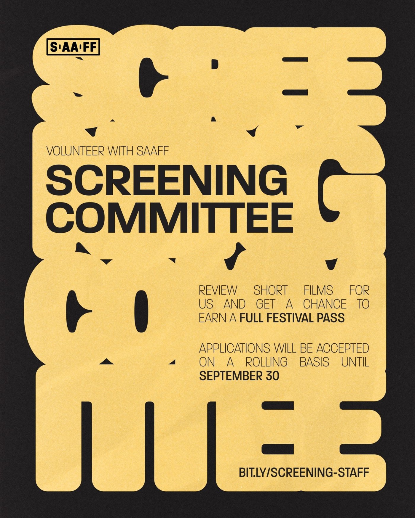 Screening Committee Volunteer Opportunity