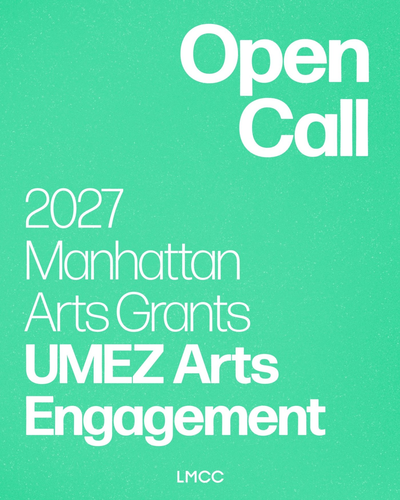2027 Manhattan Arts Grants - UMEZ Arts Engagement
