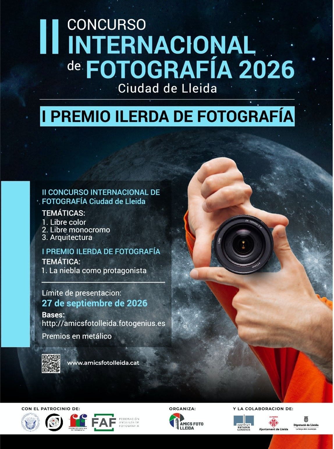 II Concurso Internacional de Fotografía Ciudad de Lleida & I Premio Ilerda de Fotografía 2026