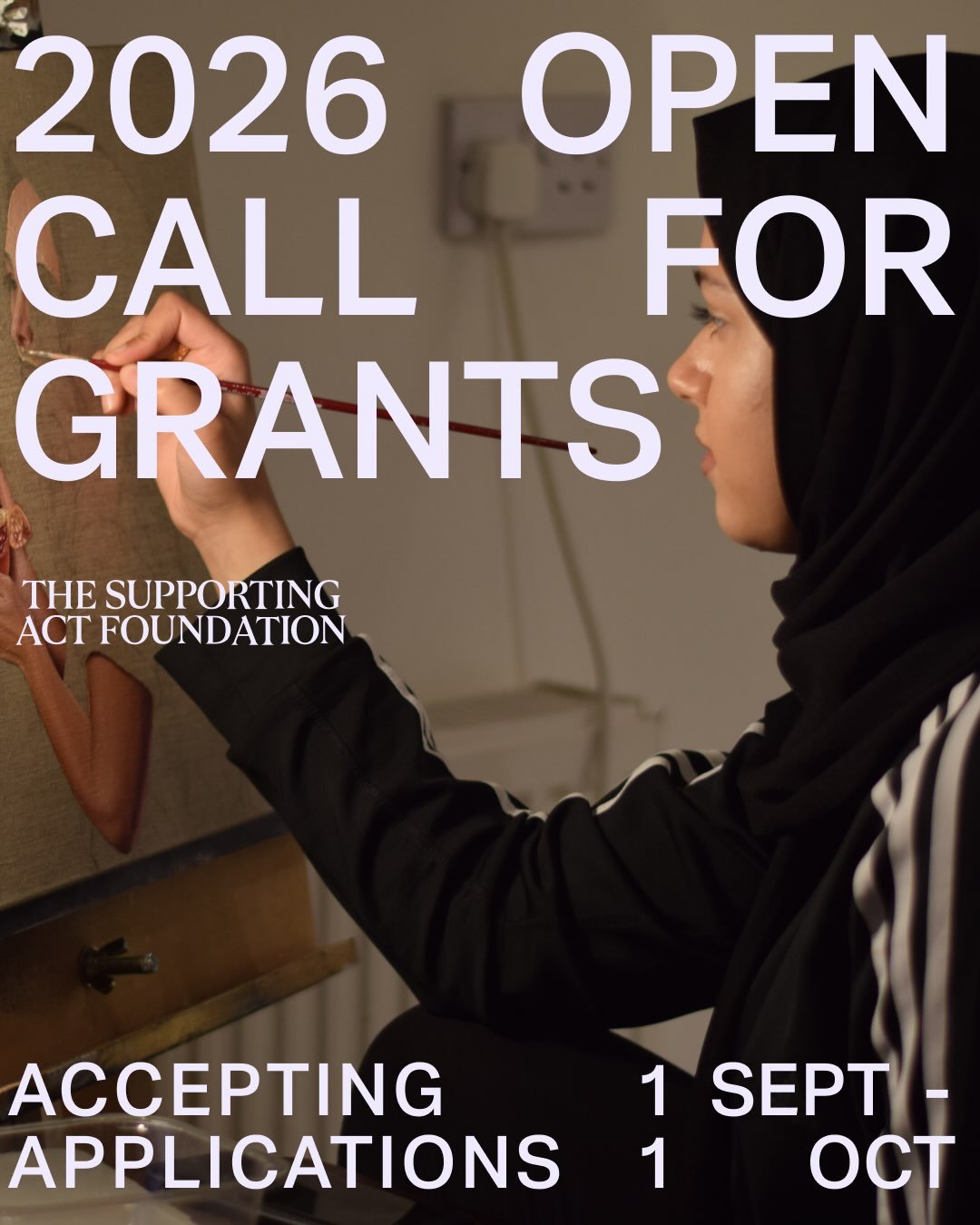 2026 Open Call for Grants by The Supporting Act Foundation