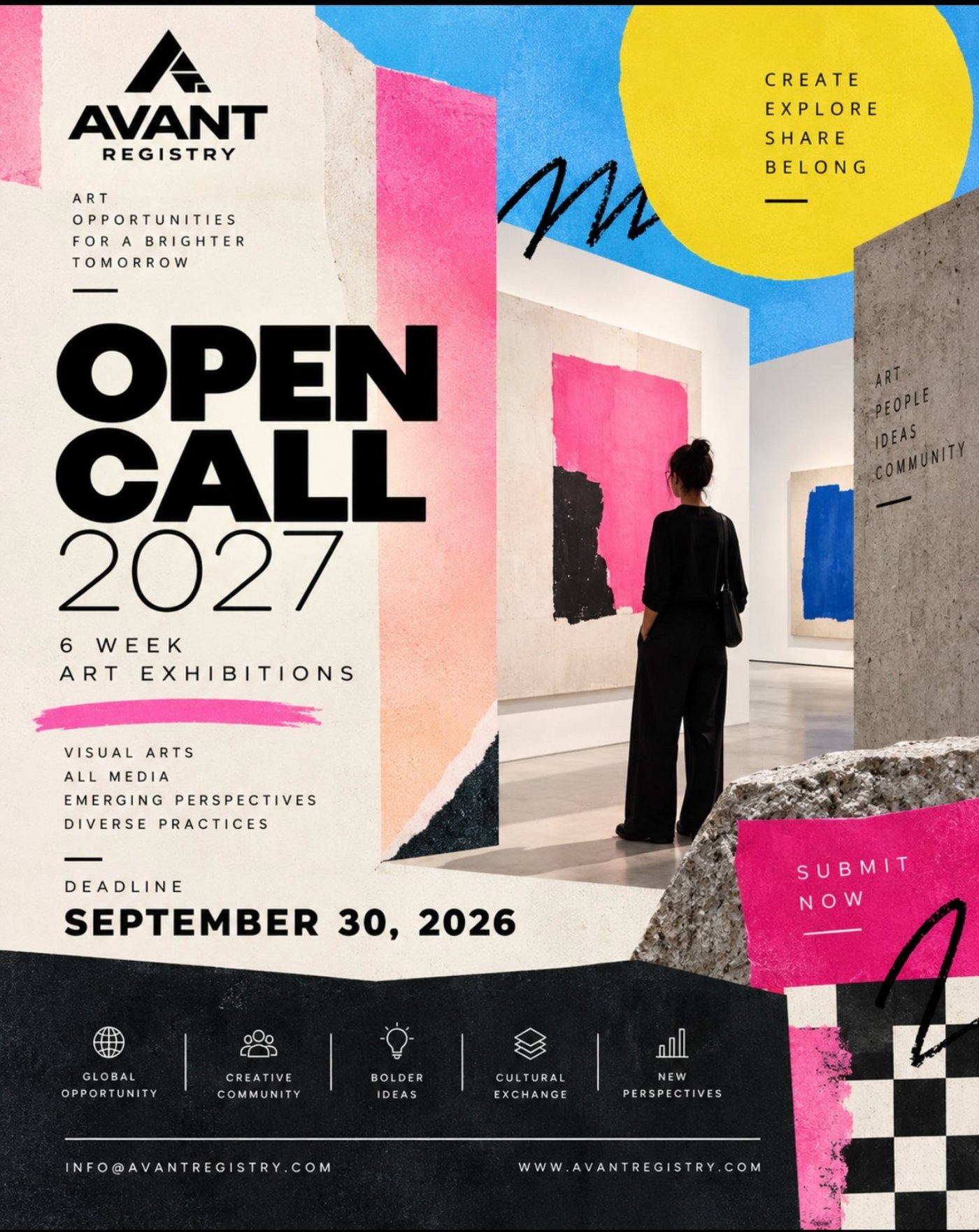 OPEN CALL 2027 - 6 Week Art Exhibitions