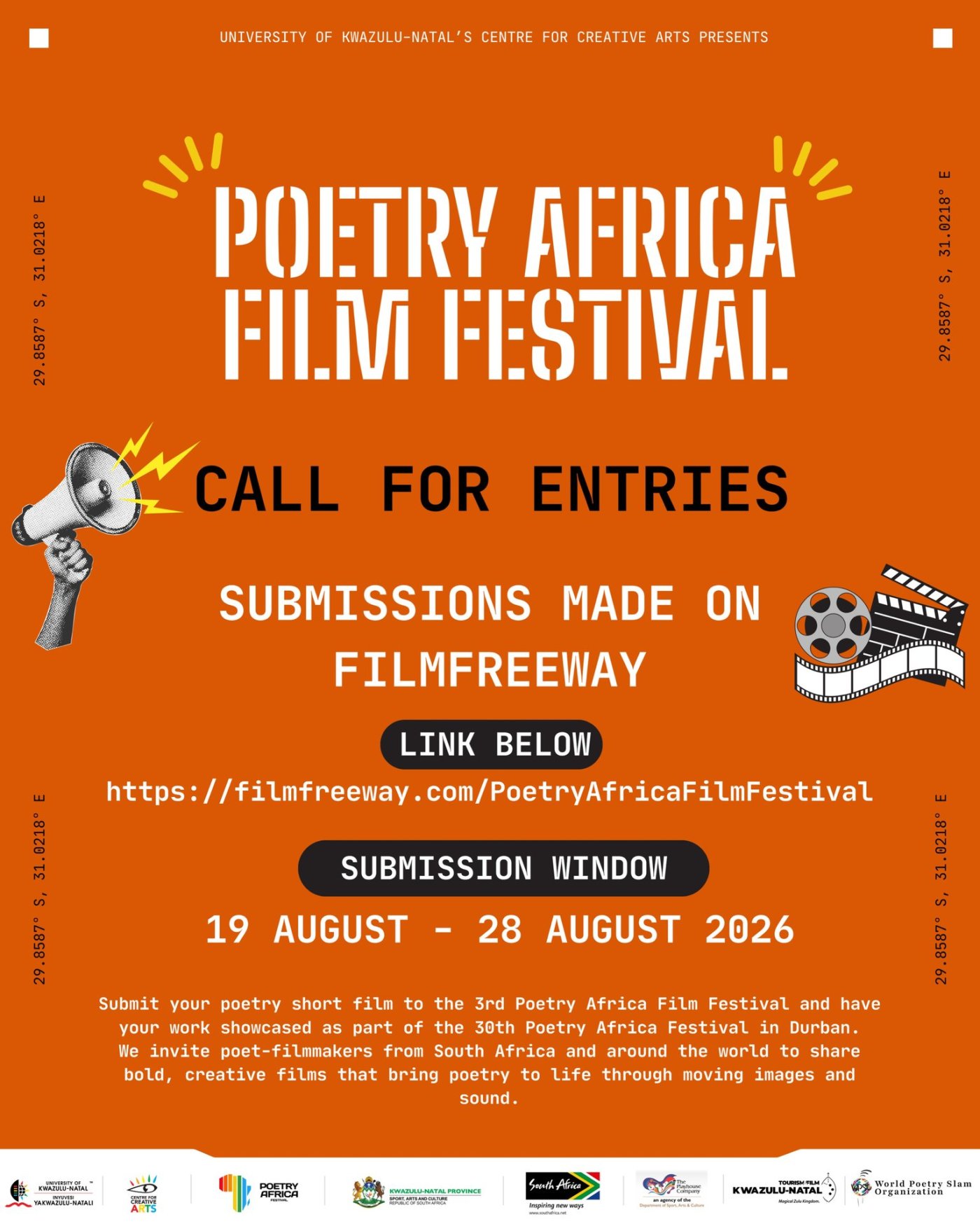 Poetry Africa Film Festival - Call for Entries