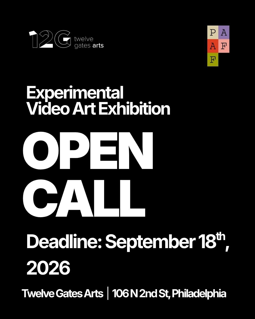 Experimental Video Art Exhibition Open Call