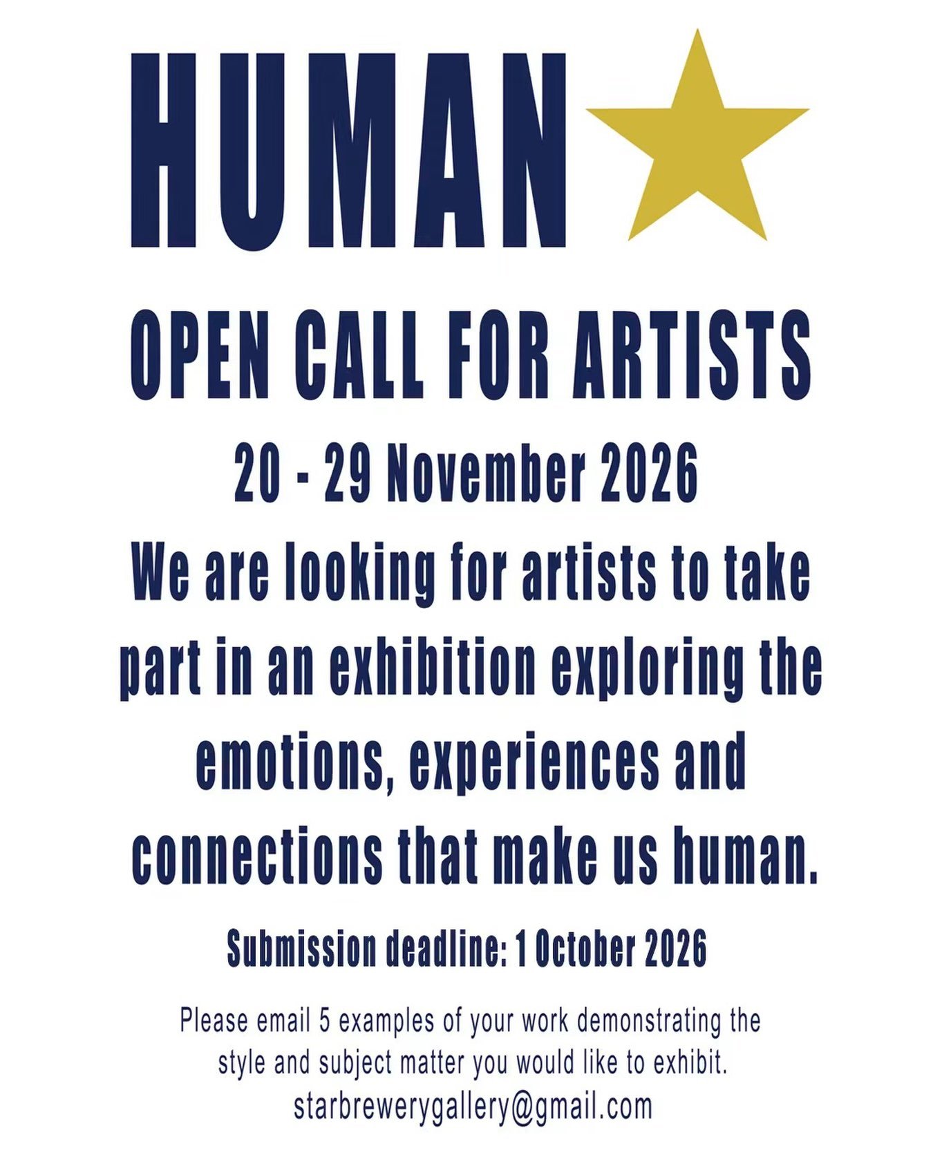 HUMAN - Open Call for Artists