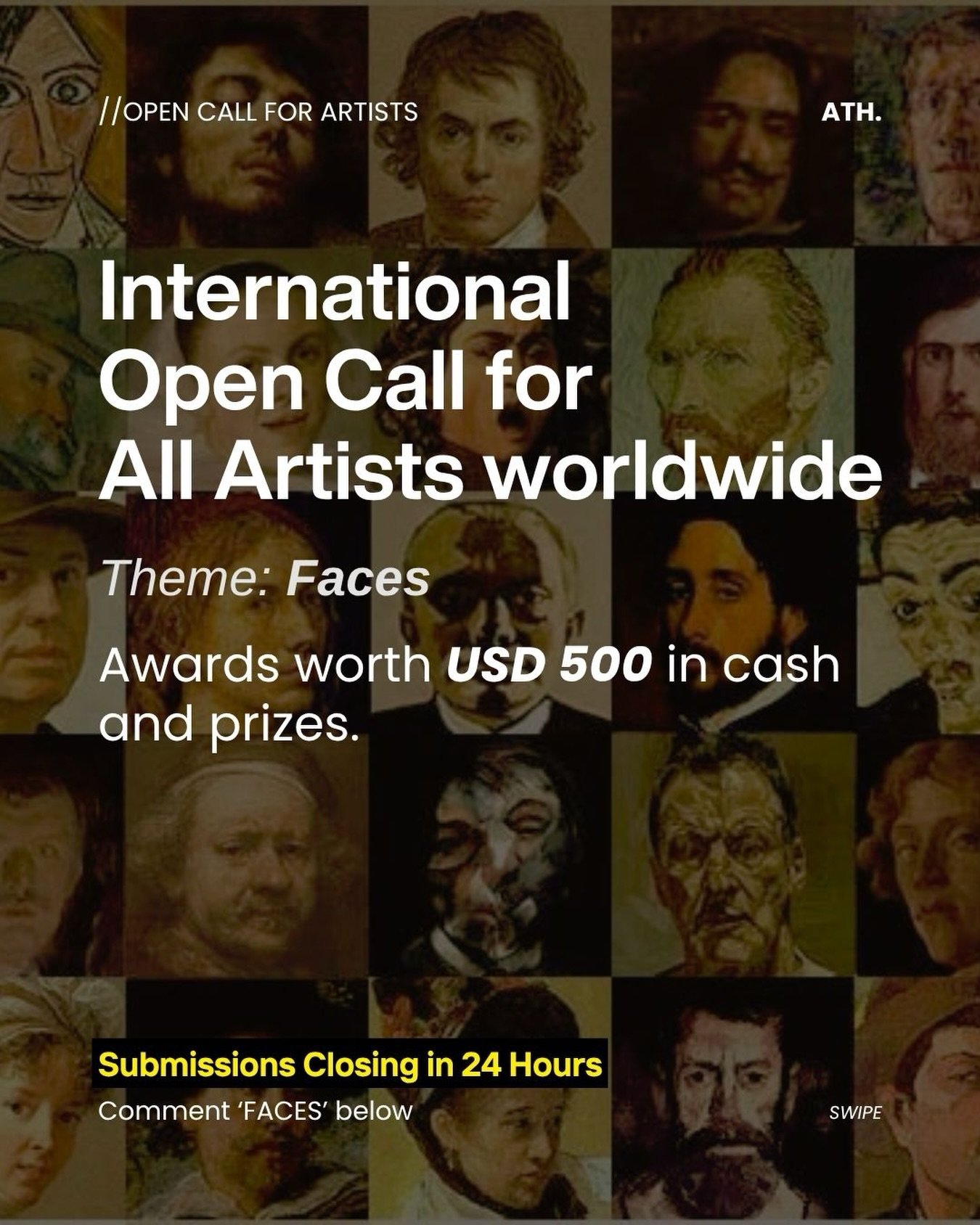 International Open Call for Artists: Faces Edition by Arts to Hearts Project