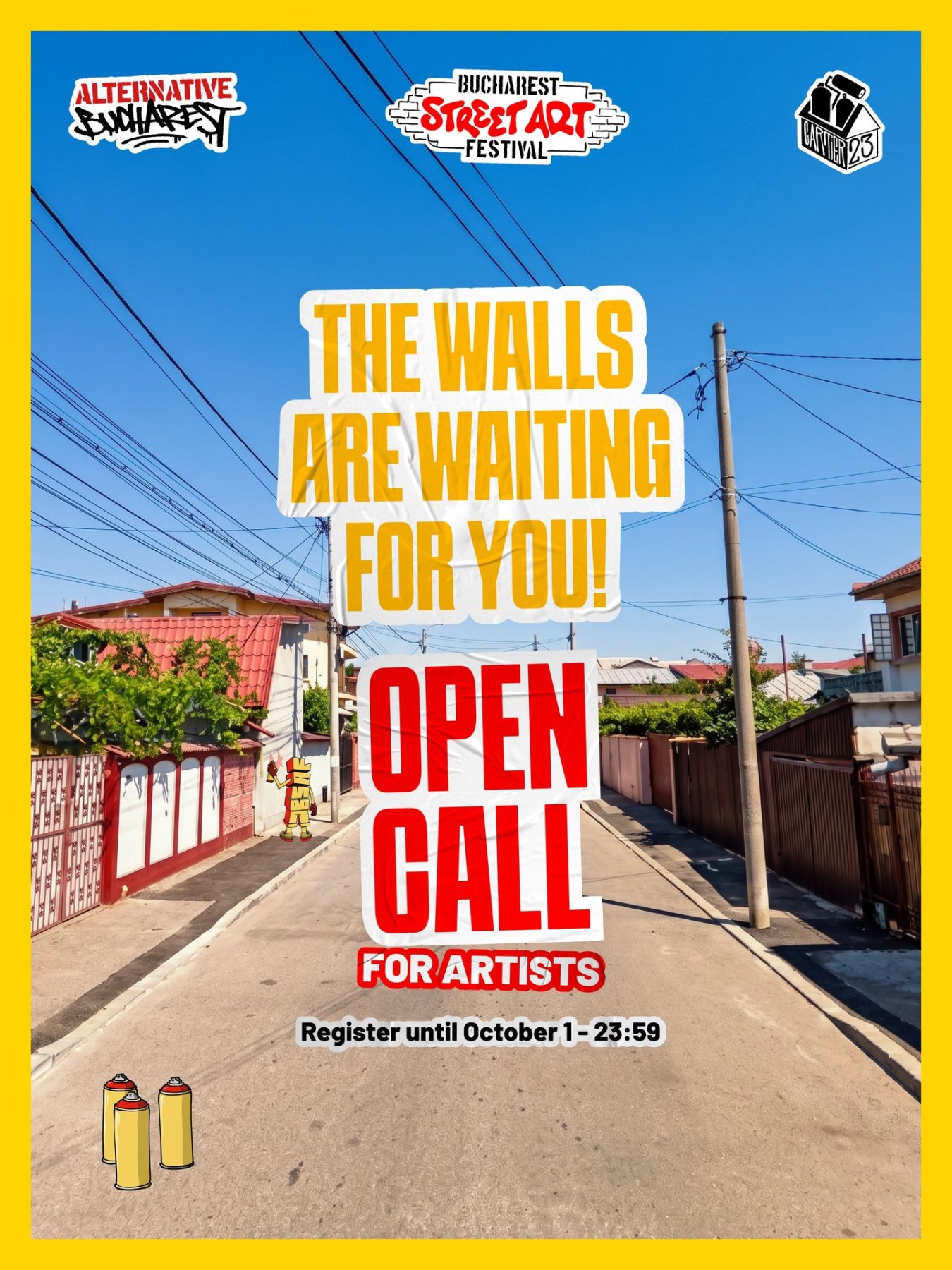 Bucharest Street Art Festival - Open Call for Artists