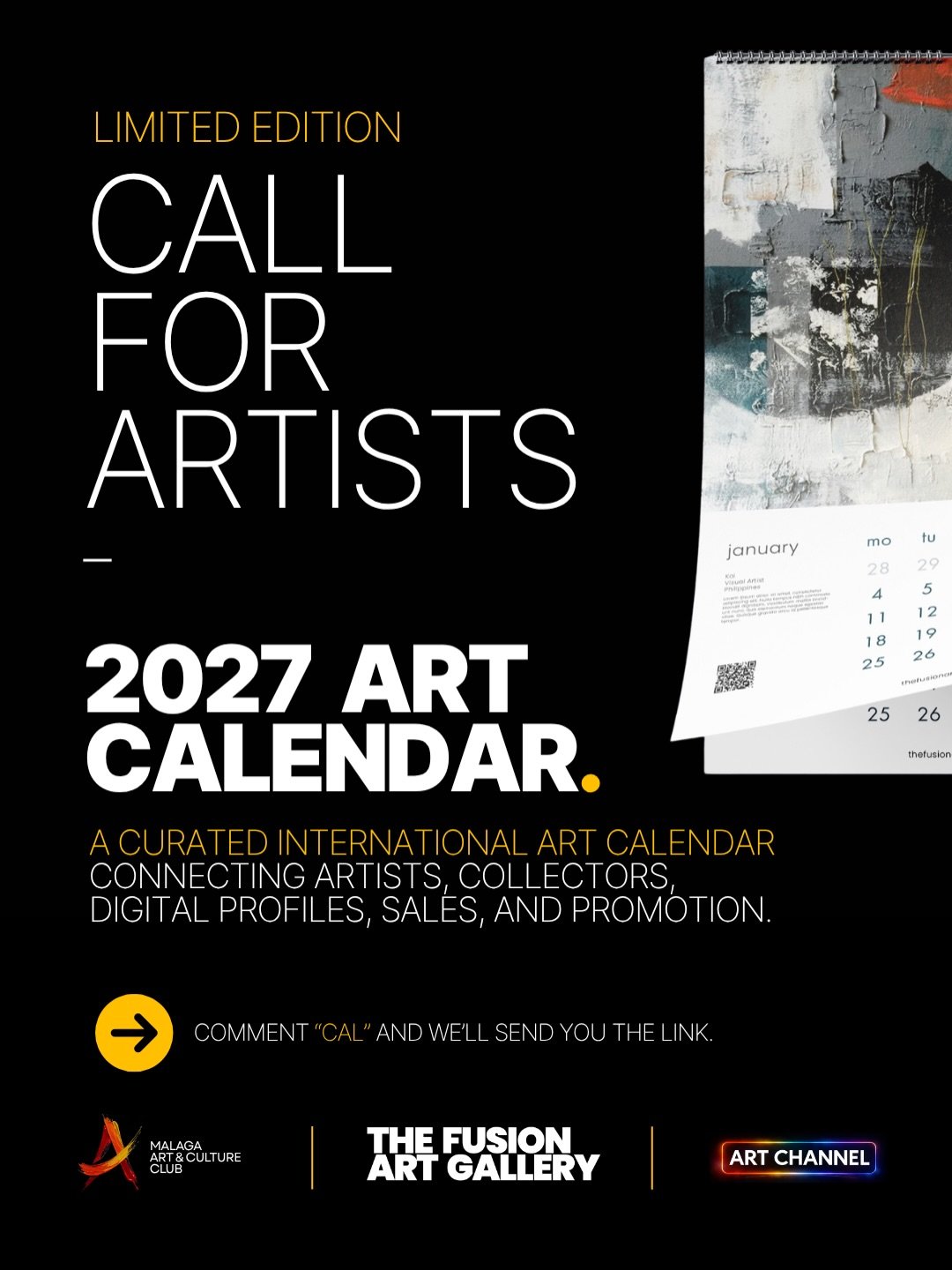 2027 Art Calendar - Open Call for Artists