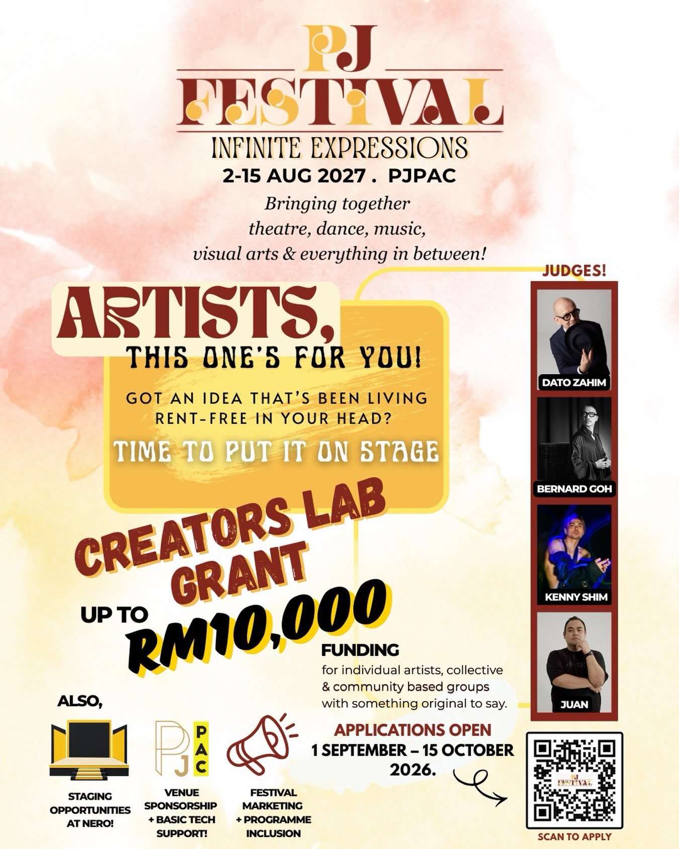 PJ Festival Creators Lab Grant 2027