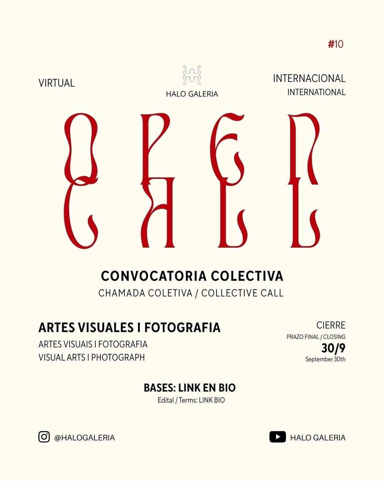 CONVOCATORIA COLECTIVA - CHAMADA COLETIVA / COLLECTIVE CALL #10