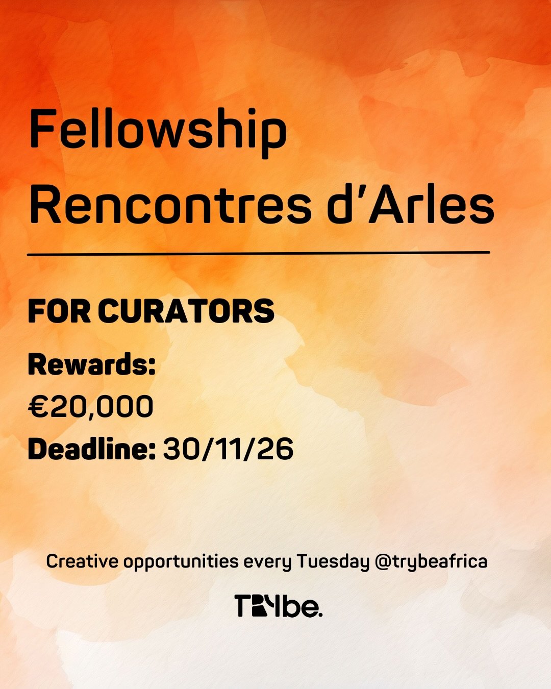 Rencontres d'Arles Curatorial Research Fellowship 2027
