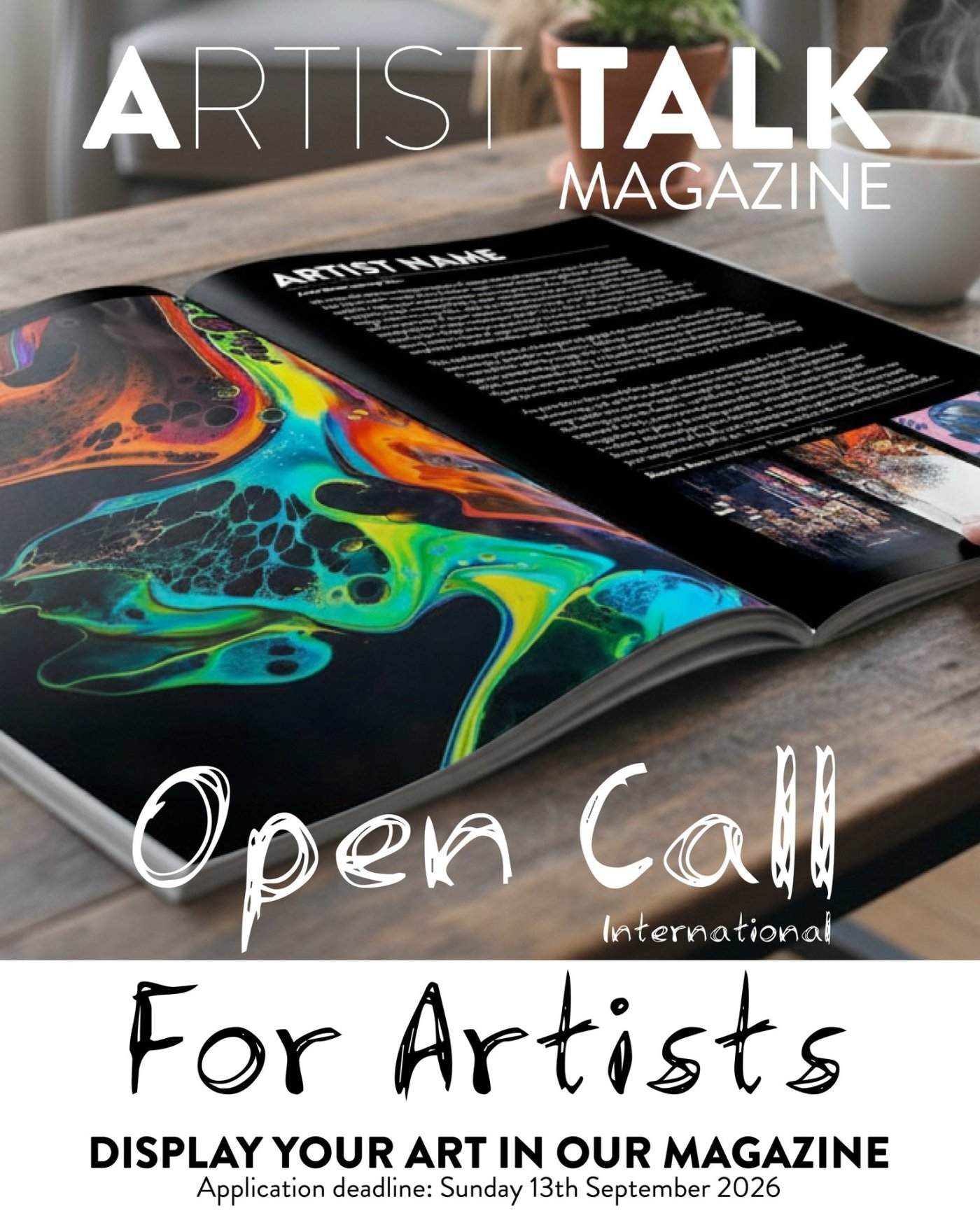 Open Call International For Artists - Artist Talk Magazine