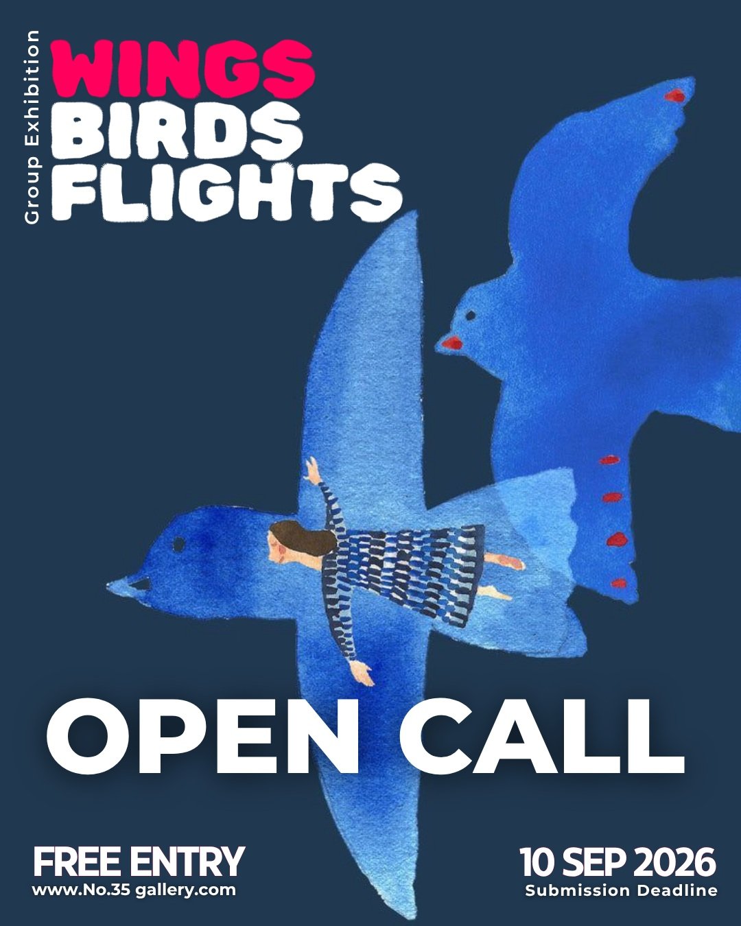 Wings, Birds, Flight - International Online Group Exhibition 2026