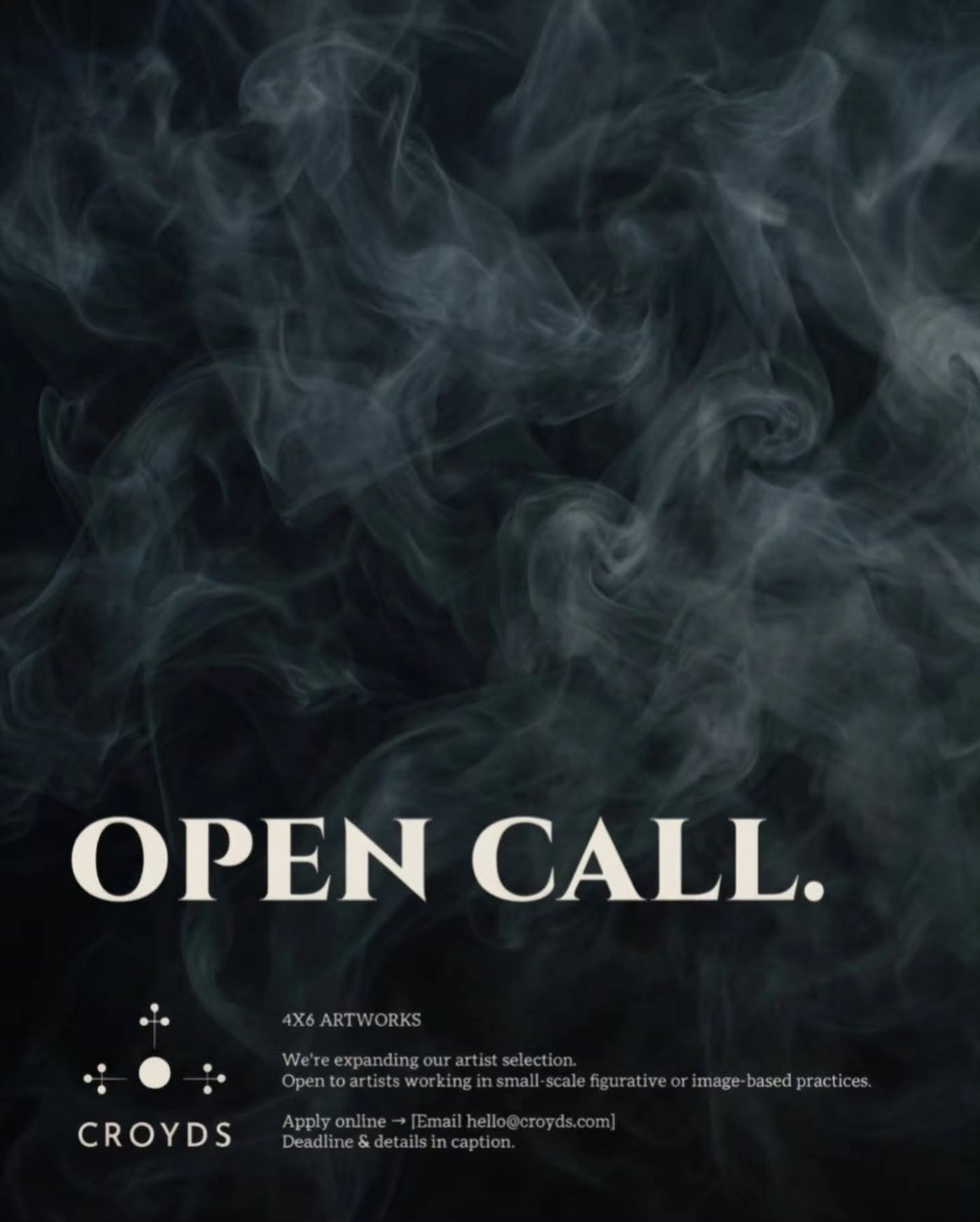 Open Call 4x6 Artworks - Croyds Gallery