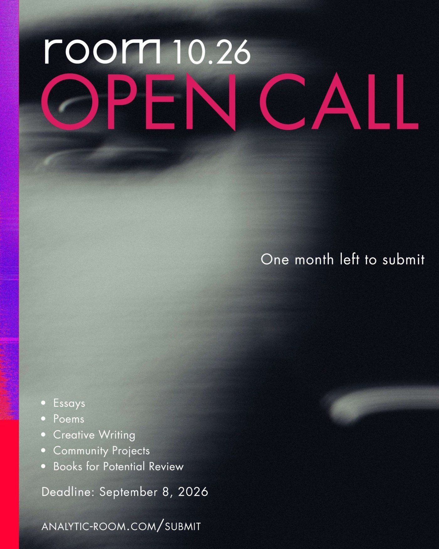 ROOM 10.26 Open Call