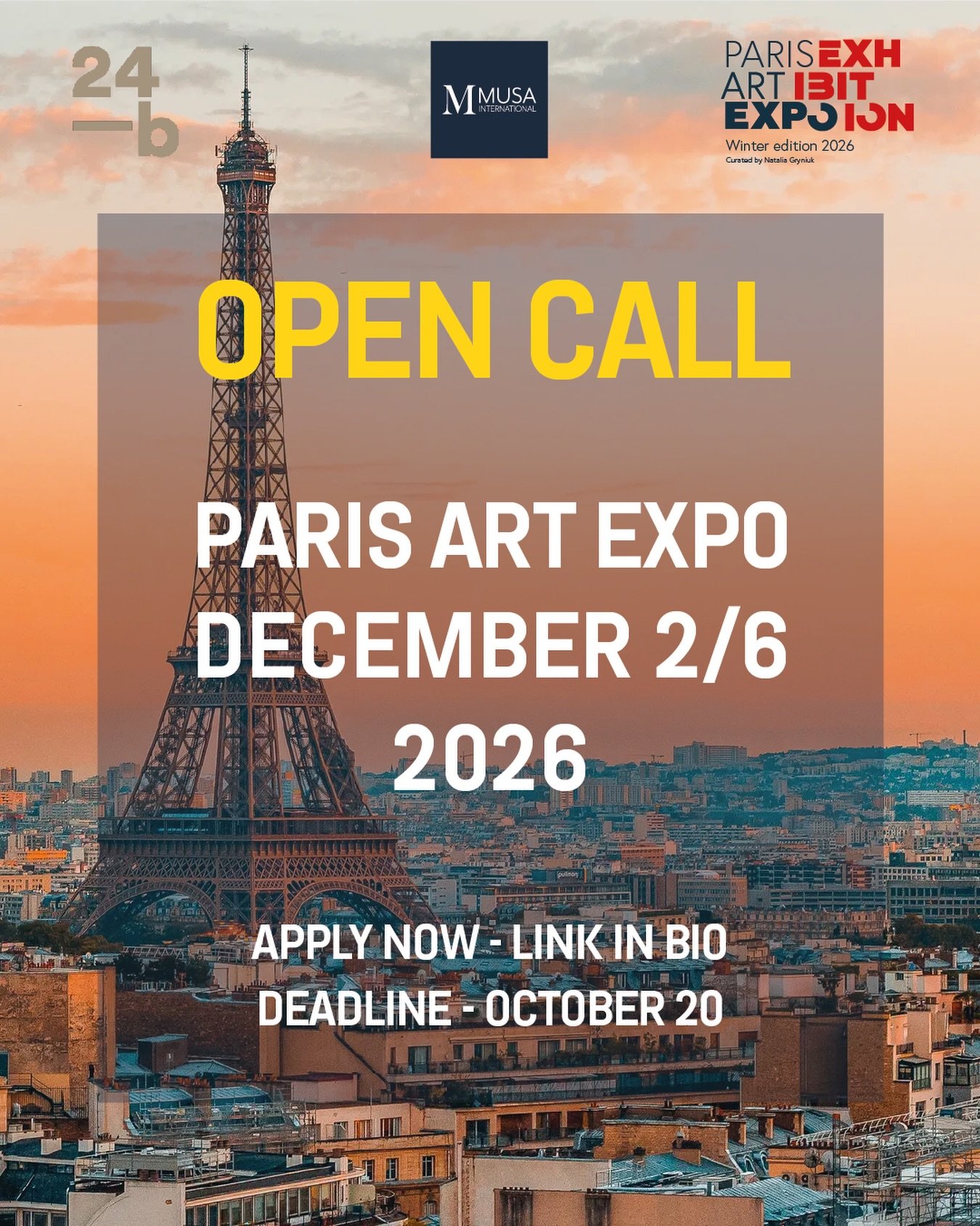PARIS ART EXPO 2026 - 5th International Edition Open Call