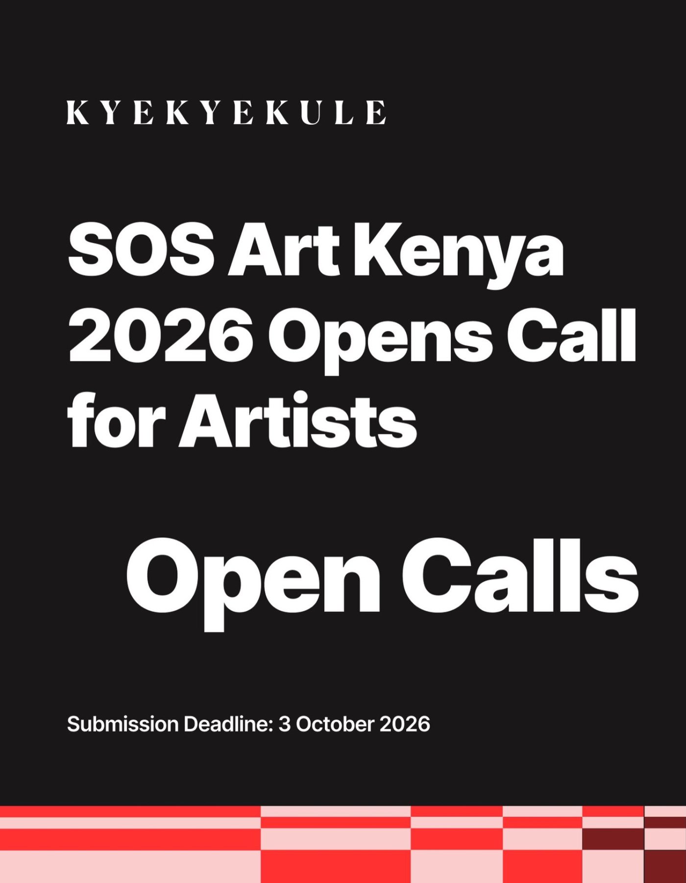 SOS Art Kenya 2026 Open Call for Artists
