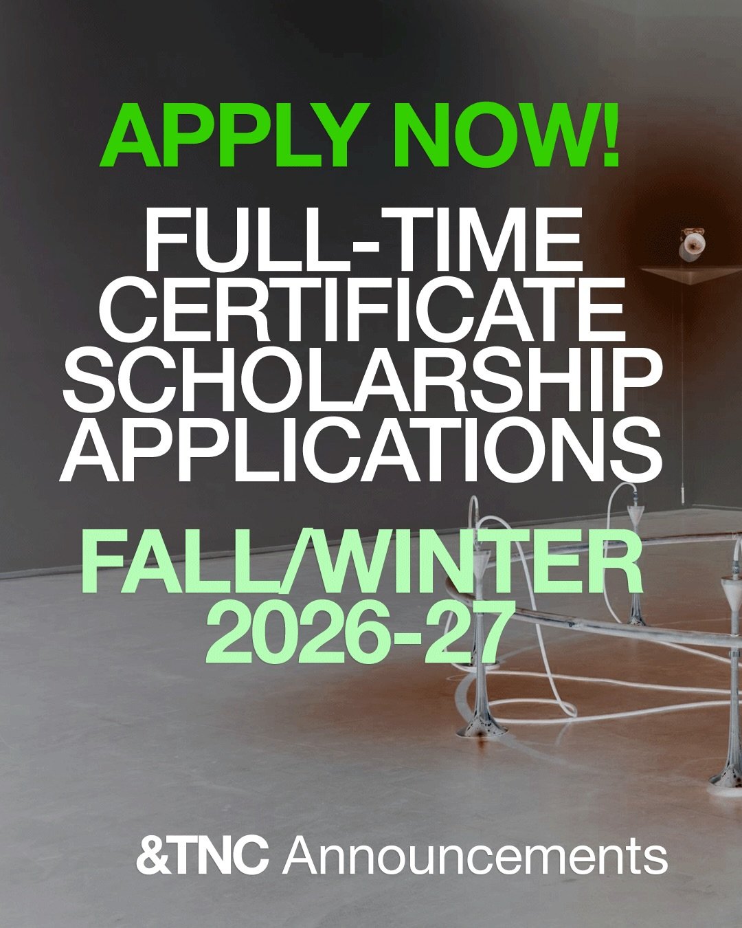 &TNC The New Centre Certificate Programs - Full-Time Scholarship Applications (Fall/Winter 2026-27)
