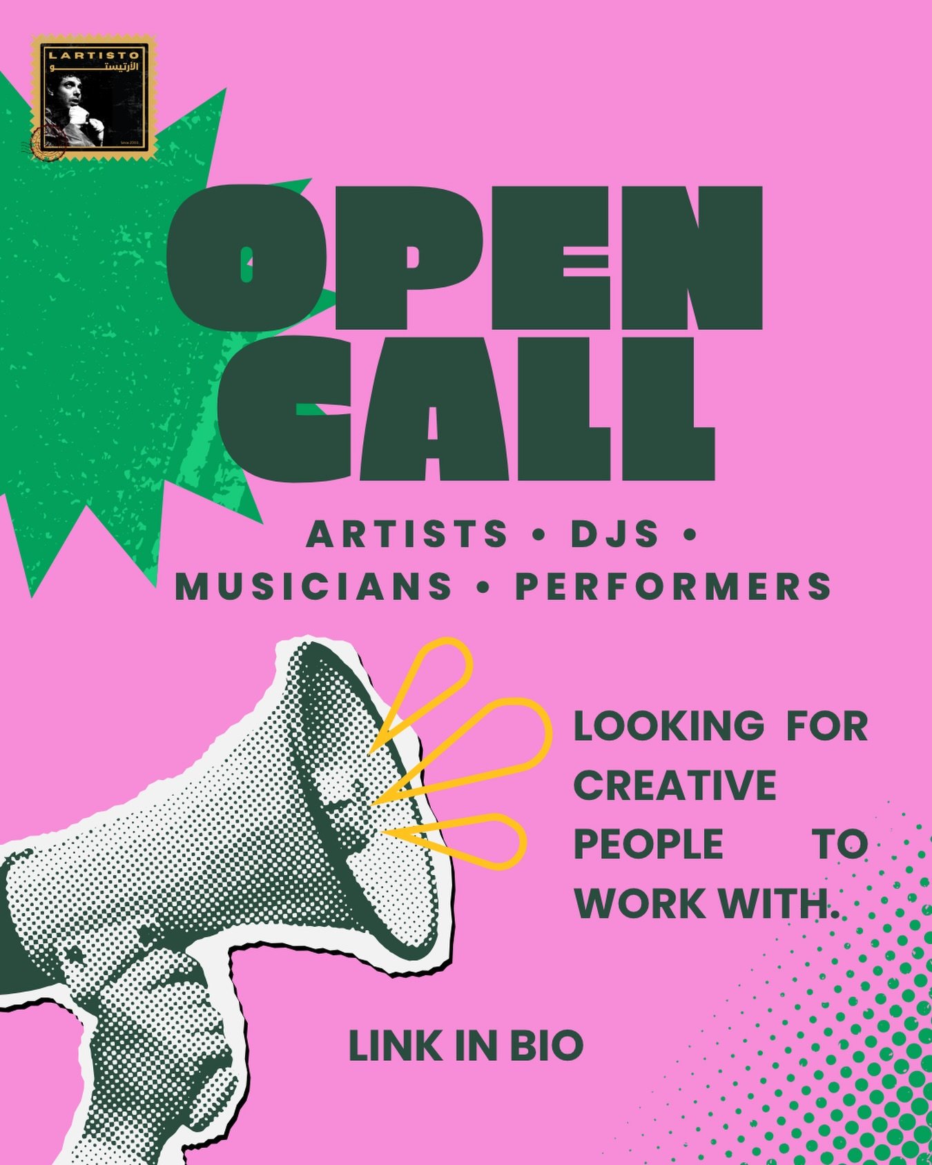 Open Call - Lartisto Creative Community