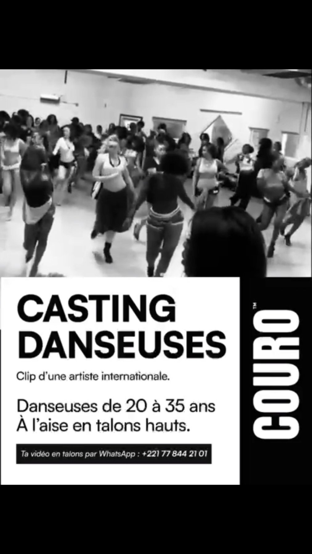Casting Danseuses pour Clip Artistique International