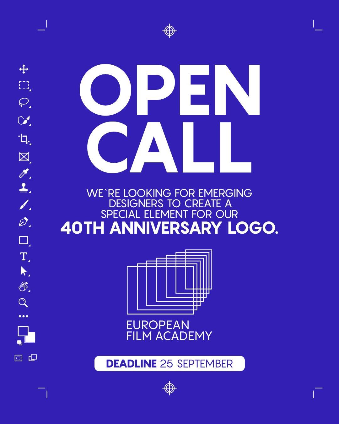 Open Call for 40th Anniversary Logo Design by European Film Academy