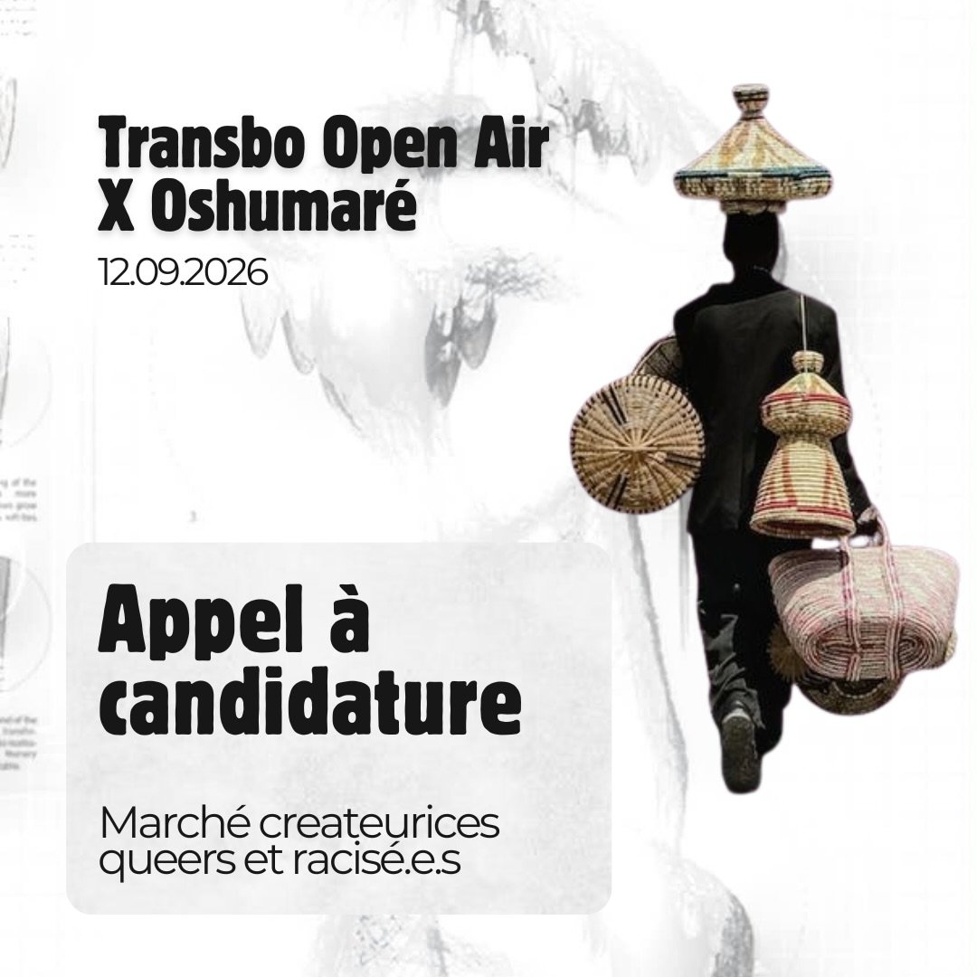 Transbo Open Air x Oshumaré - Marché créatrices queers et racisé·es