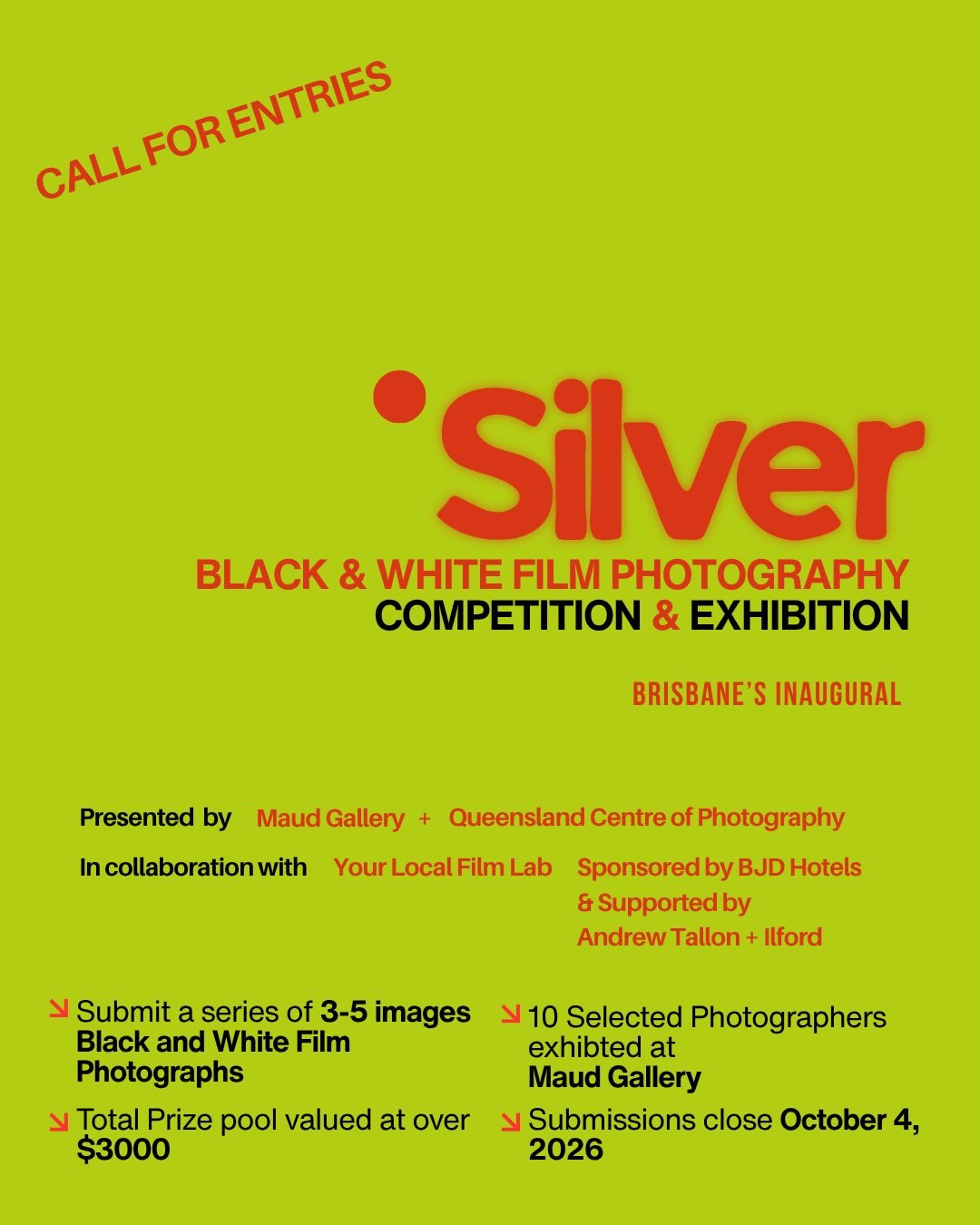 Silver: Brisbane’s Black and White Film Photography Competition & Exhibition