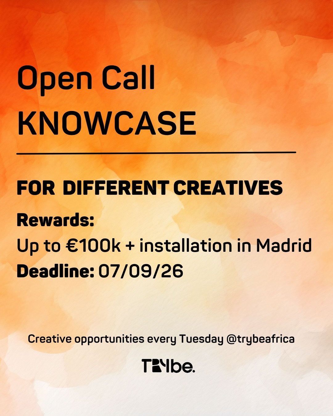 KNOWCASE Open Call 2027