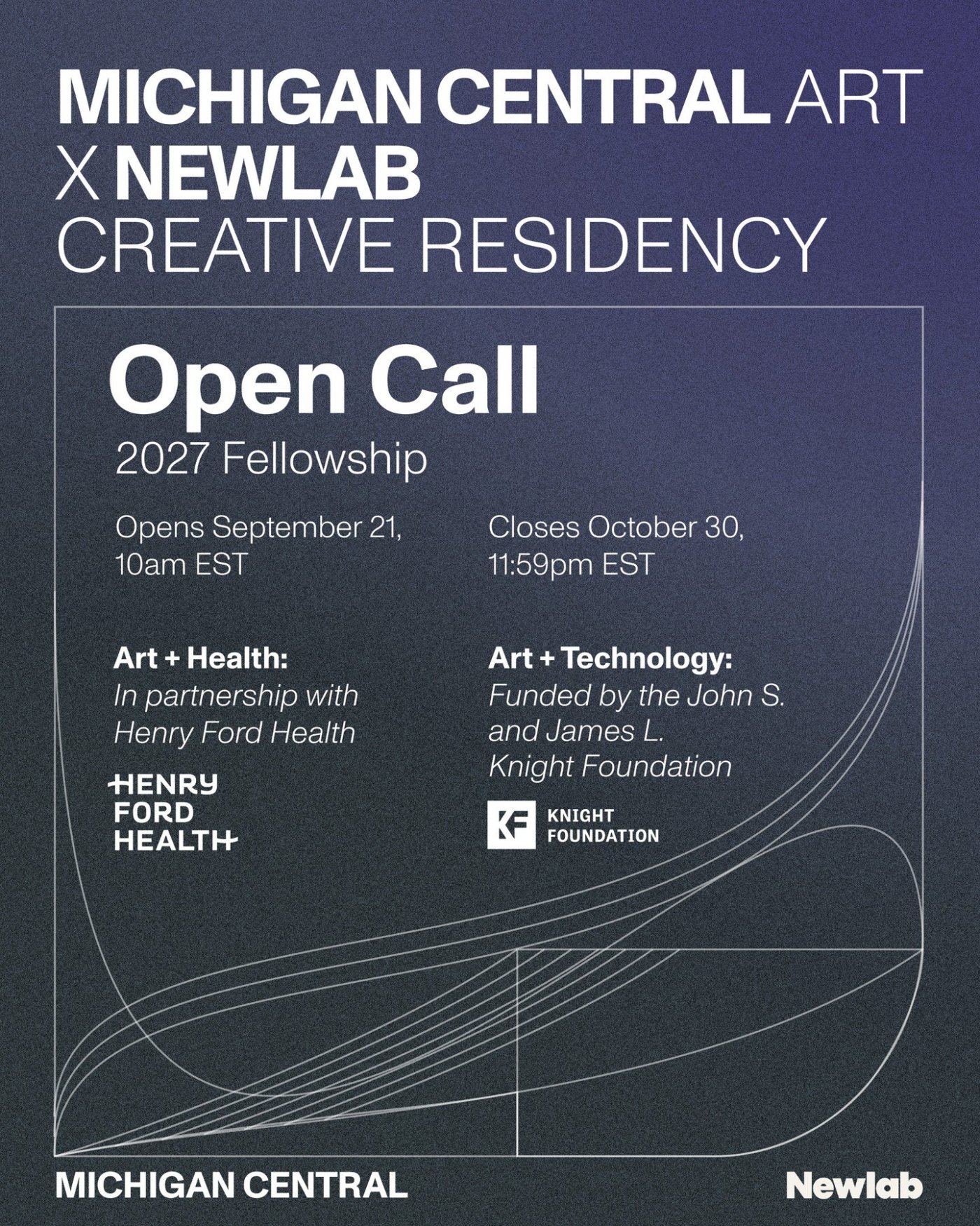 Michigan Central Art x Newlab Creative Residency 2027 Fellowship