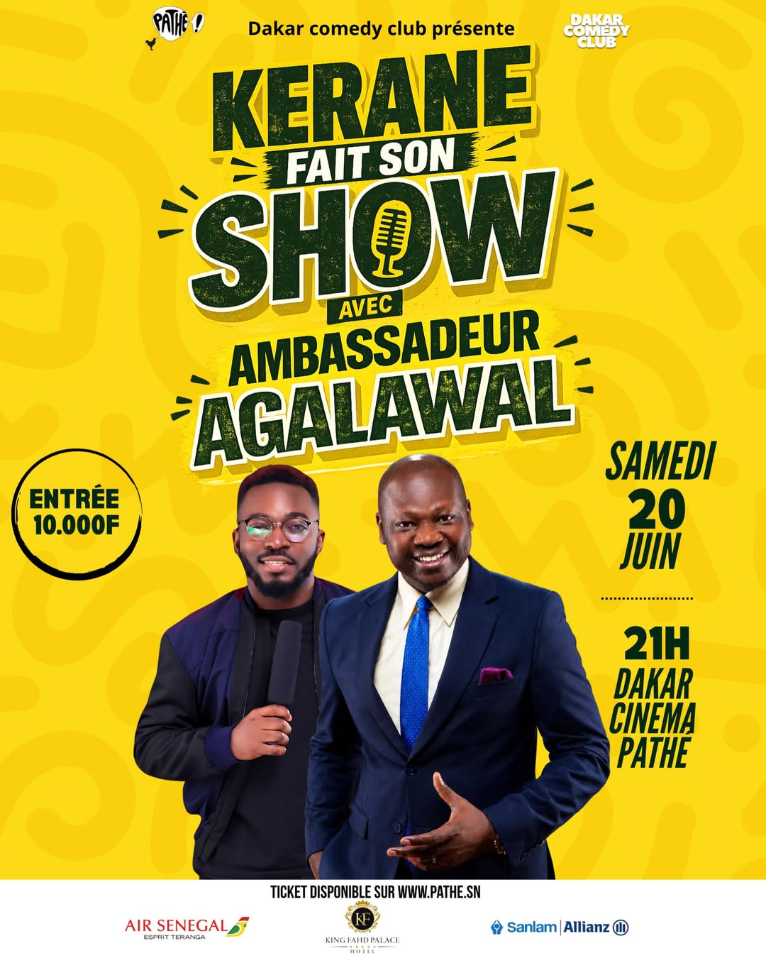 Kerane fait son show avec Ambassadeur Agalawal