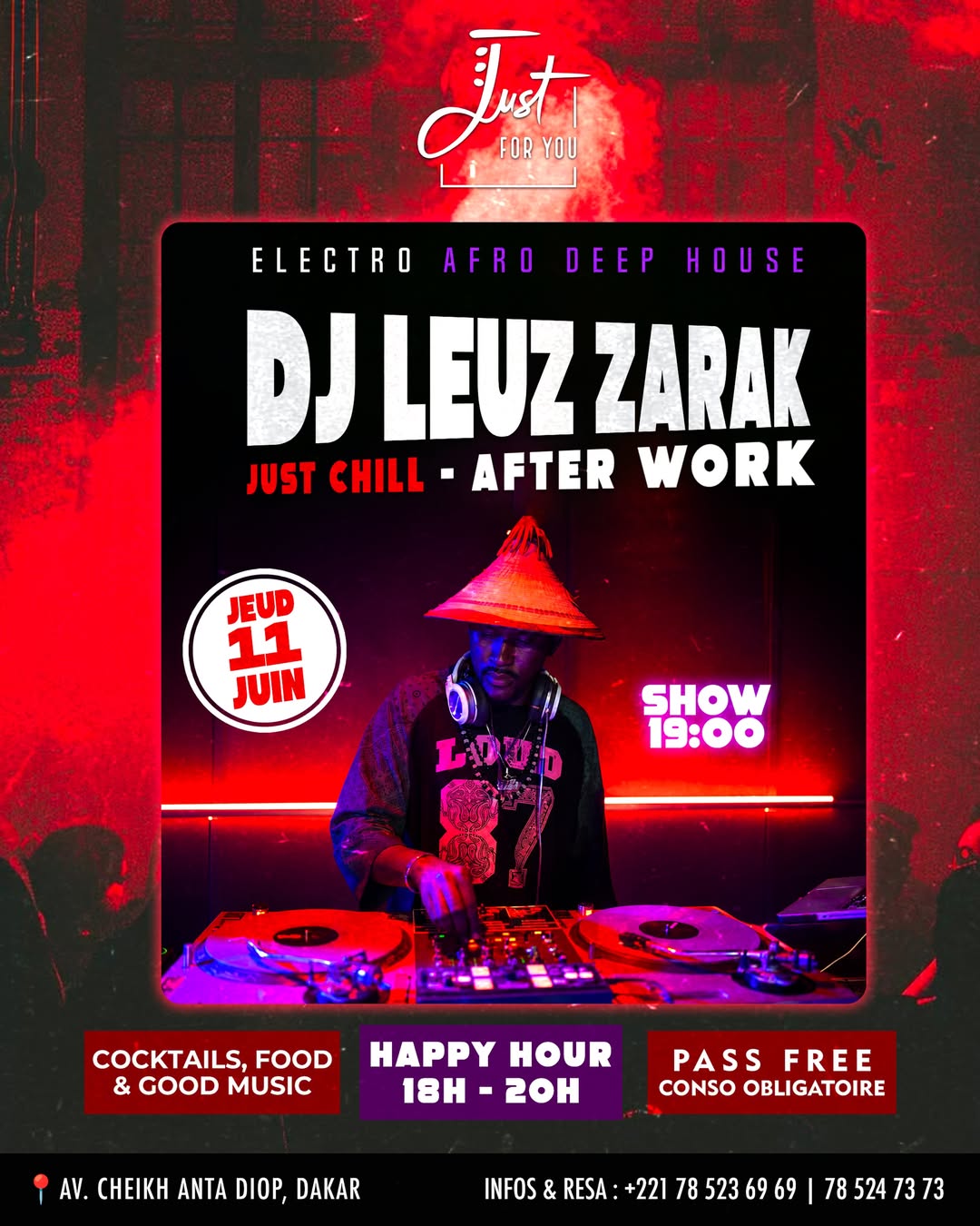 Just Chill - After Work avec DJ Leuz Zarak