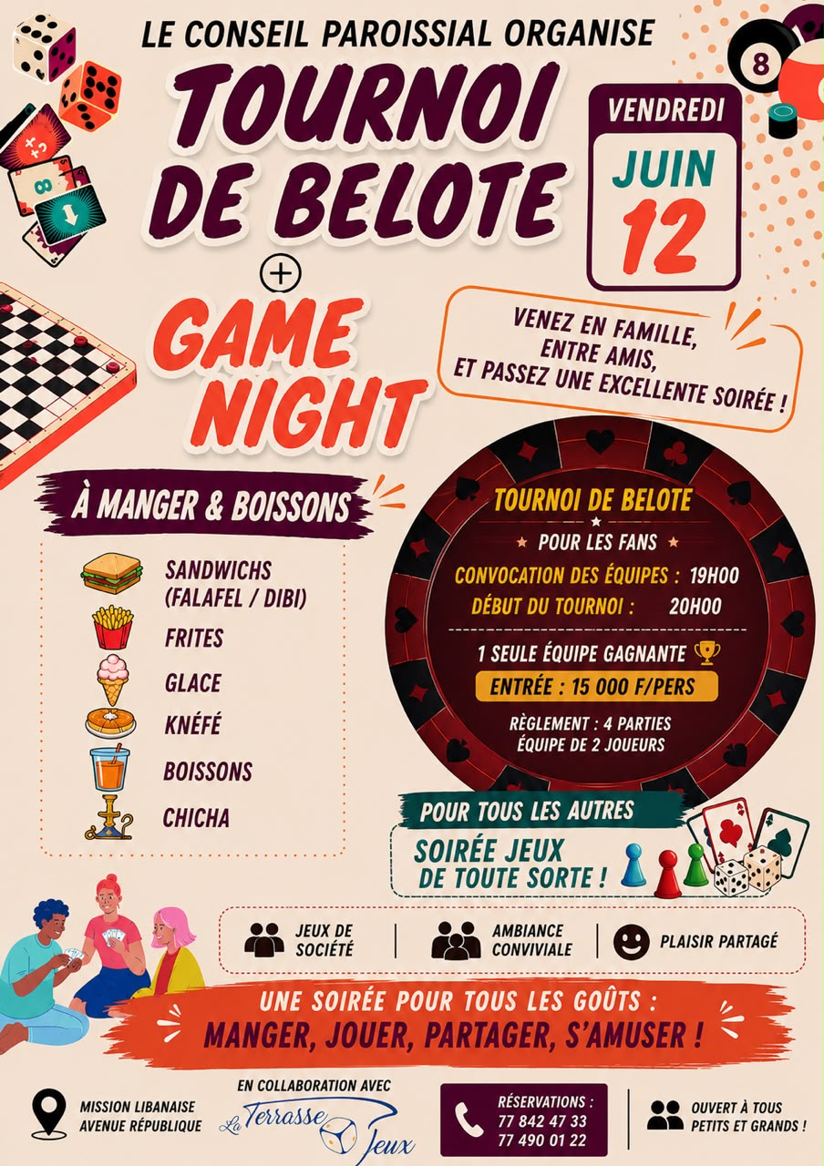 Tournoi de Belote & Game Night